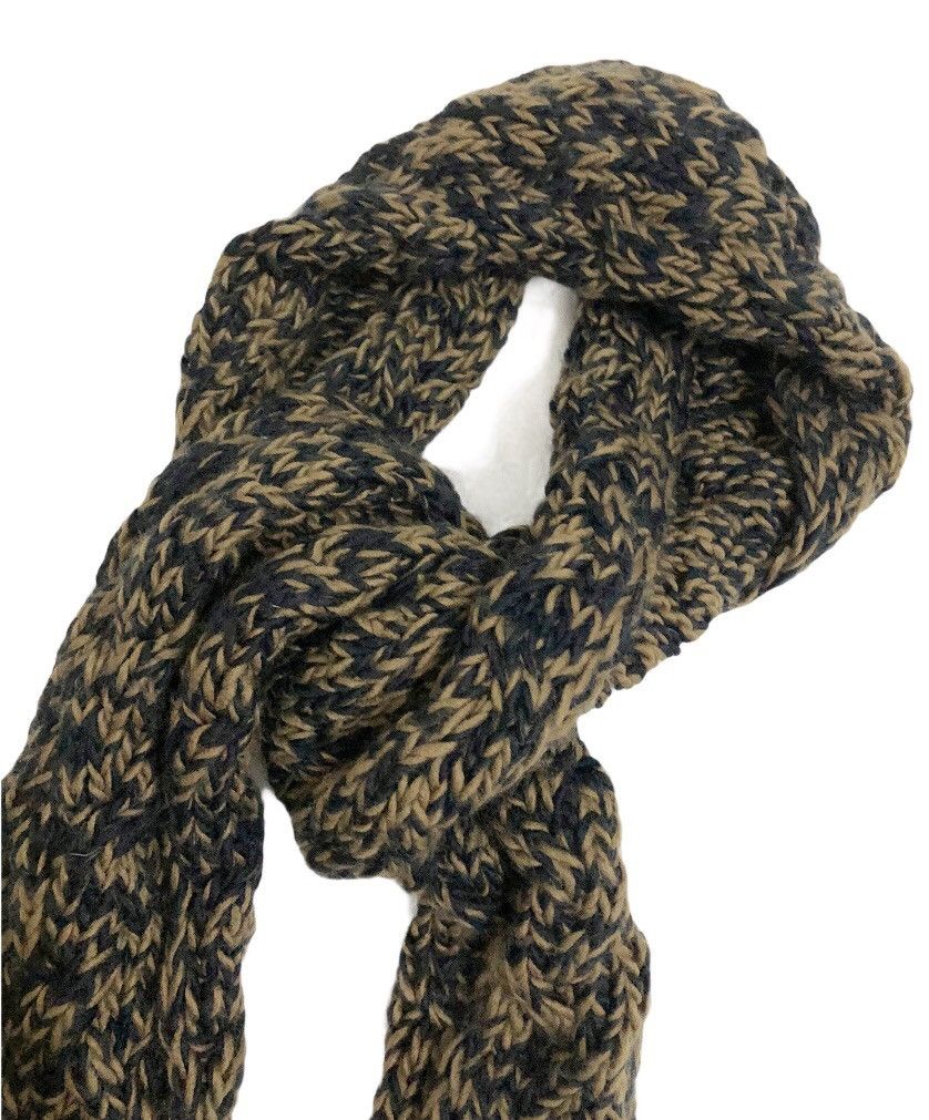 Taishi Nobukuni TK by Taishi Nobukuni era Wool Knit Muffler / Scarf Size ONE SIZE - 11 Thumbnail