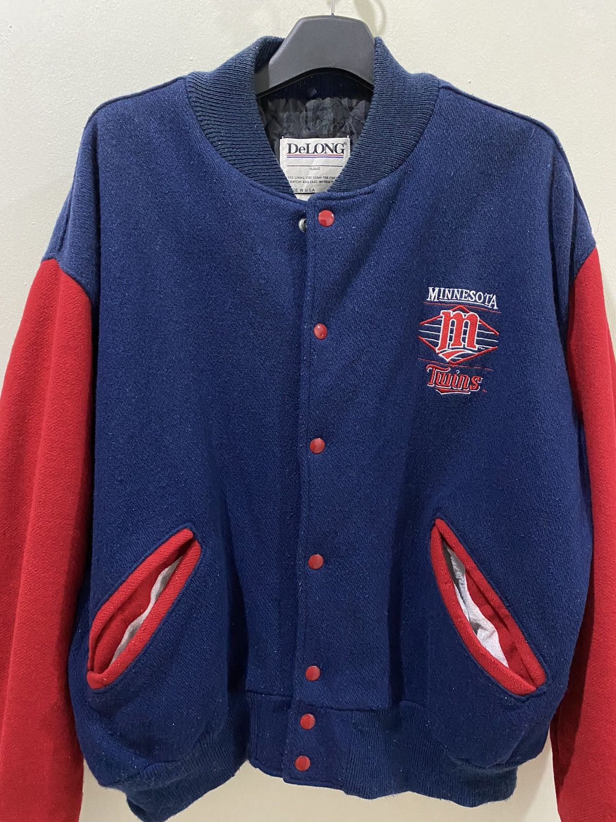 Sports Specialties VTG Minnesota Twins Wool Varsity Jacket Size US XL / EU 56 / 4 - 4 Thumbnail