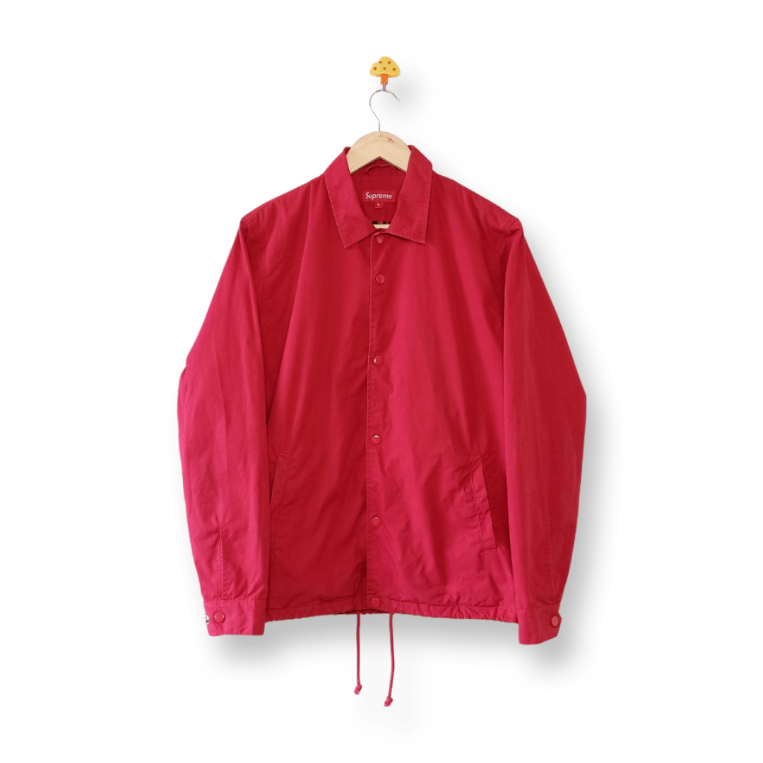 Supreme Supreme Leopard Lined Red Coach Jacket FW 2010 | Grailed