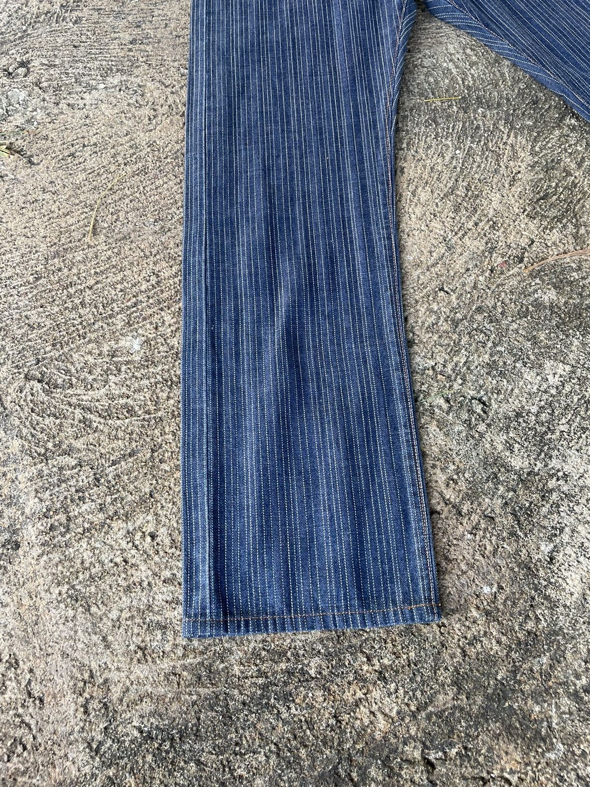 Paul Smith × Paul Smith Red Ear × Vintage Red Ear Pin Stripes Jeans Size US 29 - 8 Thumbnail