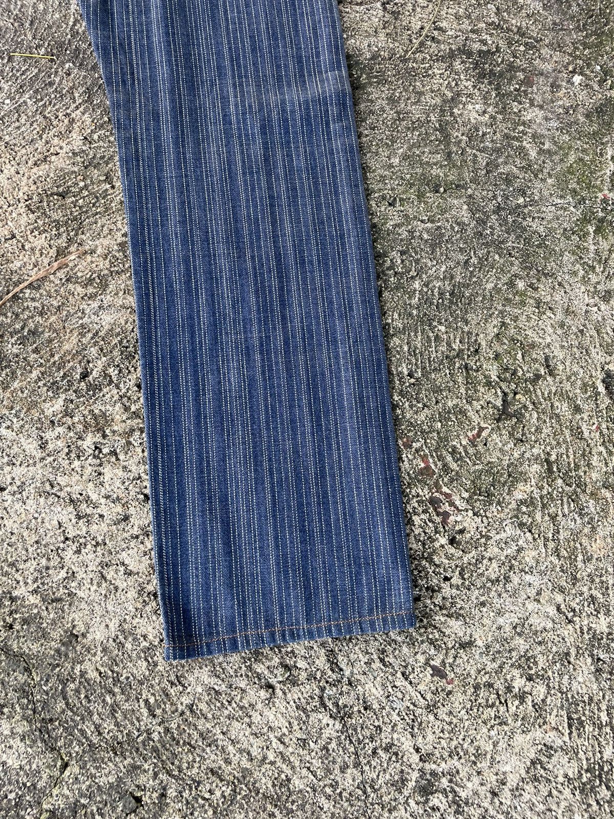 Paul Smith × Paul Smith Red Ear × Vintage Red Ear Pin Stripes Jeans Size US 29 - 15 Thumbnail