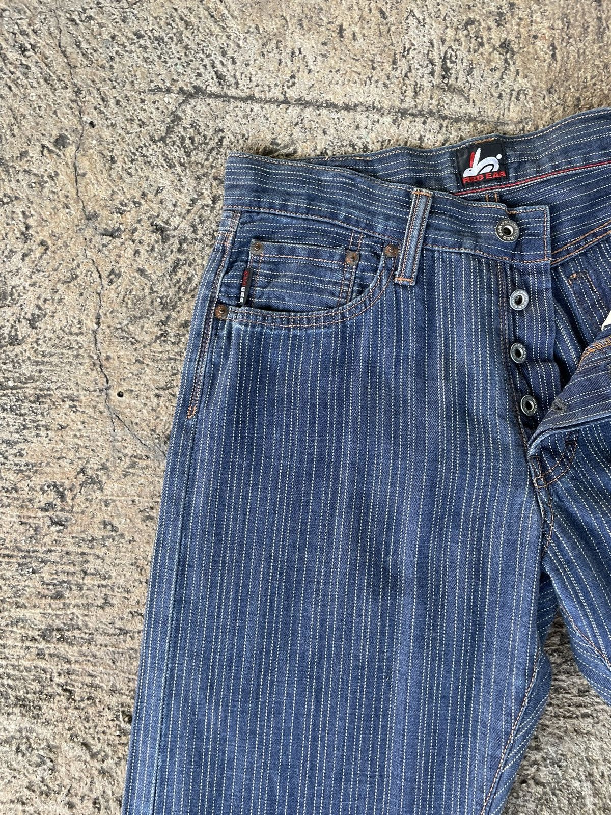 Paul Smith × Paul Smith Red Ear × Vintage Red Ear Pin Stripes Jeans Size US 29 - 3 Thumbnail