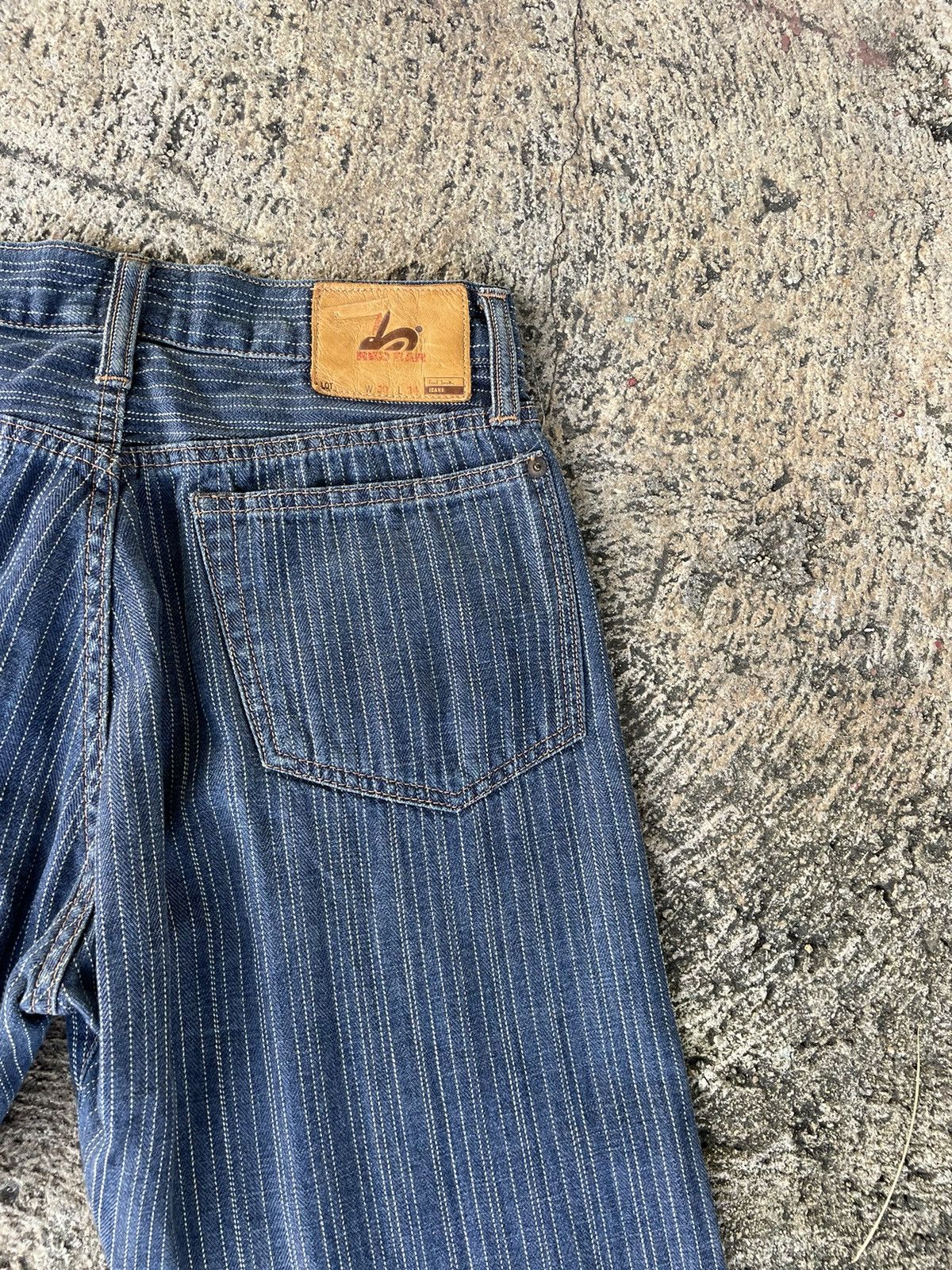 Paul Smith × Paul Smith Red Ear × Vintage Red Ear Pin Stripes Jeans Size US 29 - 10 Thumbnail