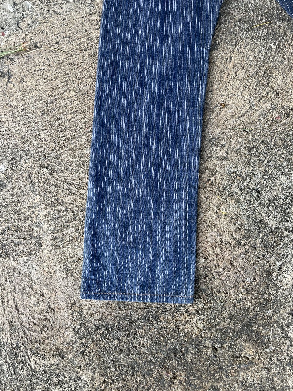 Paul Smith × Paul Smith Red Ear × Vintage Red Ear Pin Stripes Jeans Size US 29 - 13 Thumbnail