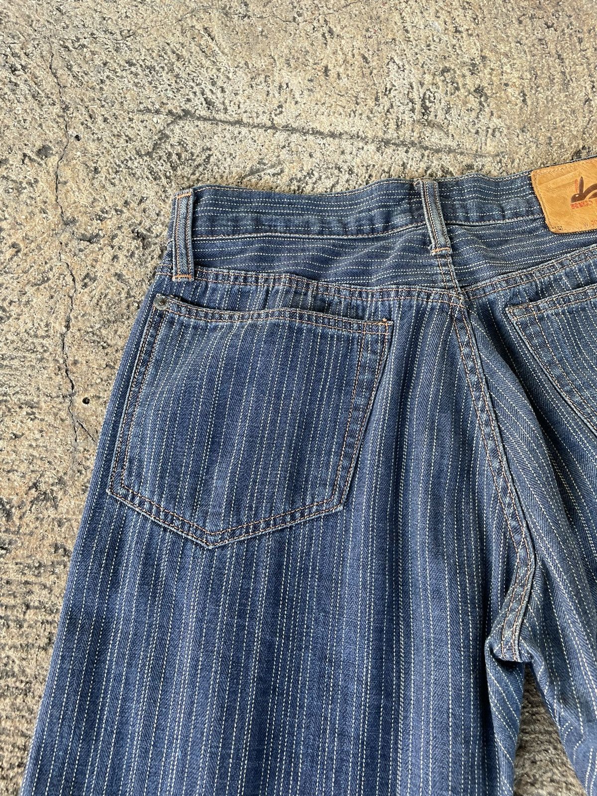 Paul Smith × Paul Smith Red Ear × Vintage Red Ear Pin Stripes Jeans Size US 29 - 11 Thumbnail