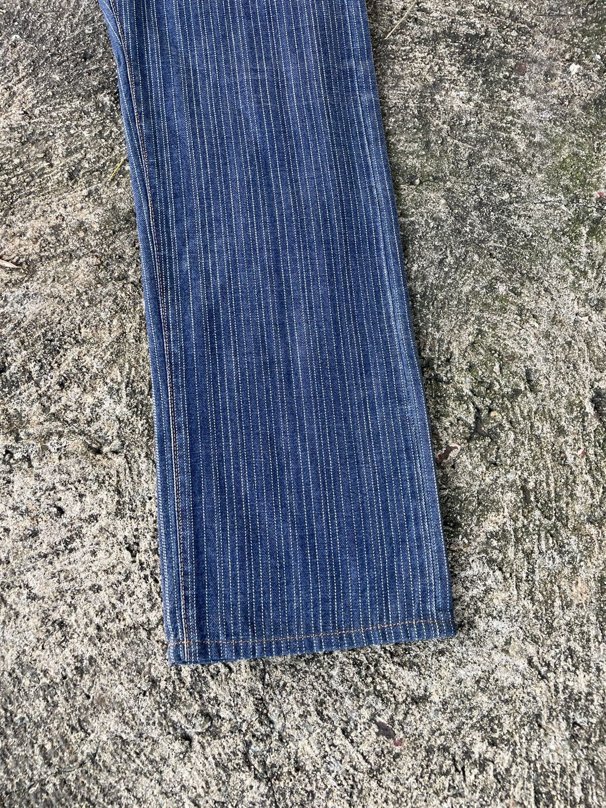 Paul Smith × Paul Smith Red Ear × Vintage Red Ear Pin Stripes Jeans Size US 29 - 6 Thumbnail