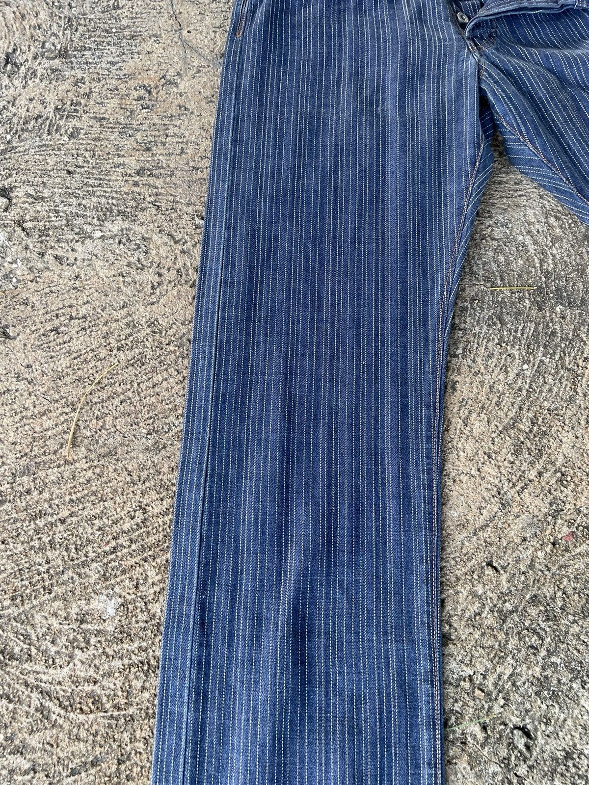 Paul Smith × Paul Smith Red Ear × Vintage Red Ear Pin Stripes Jeans Size US 29 - 7 Thumbnail