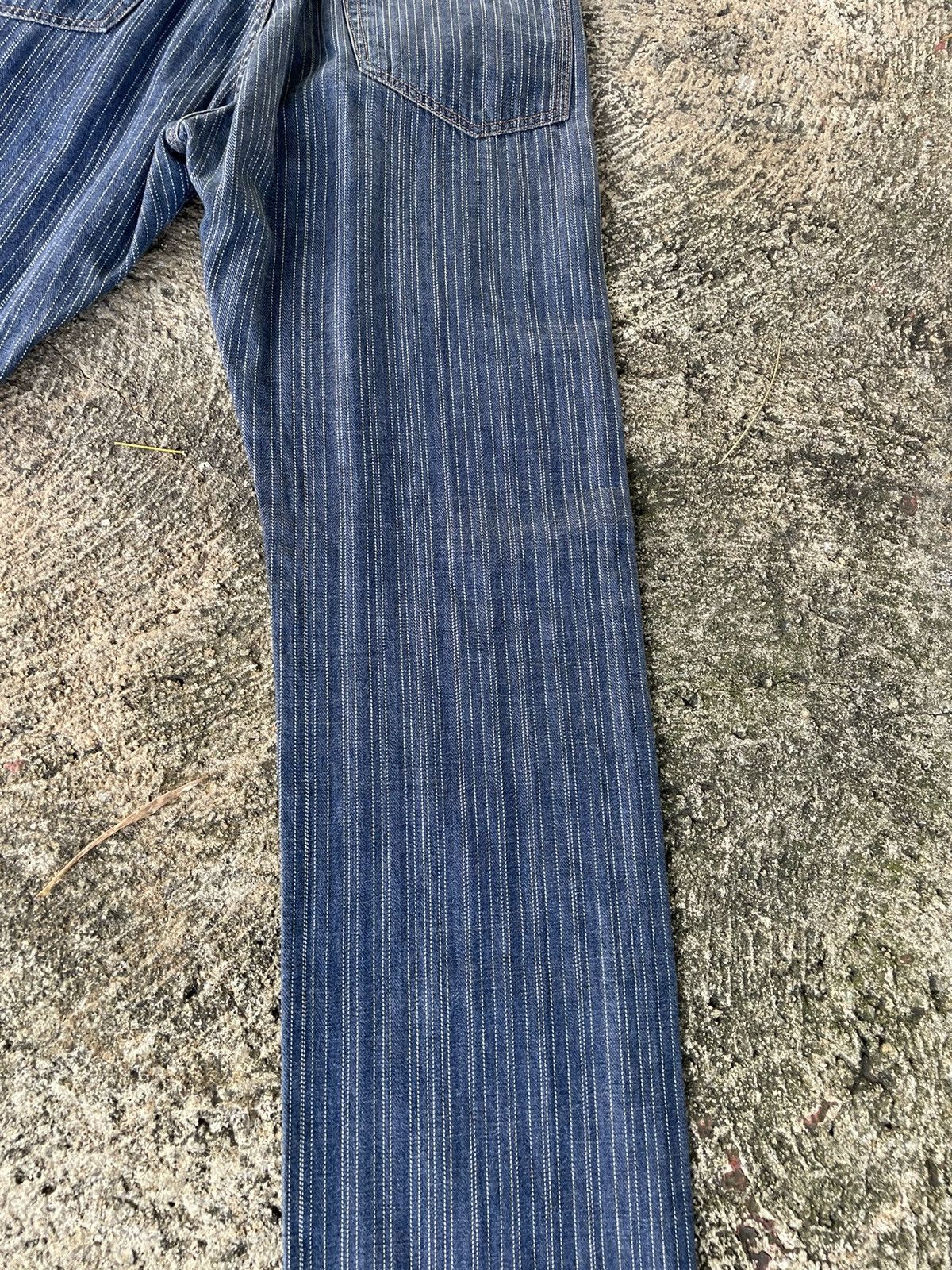 Paul Smith × Paul Smith Red Ear × Vintage Red Ear Pin Stripes Jeans Size US 29 - 14 Thumbnail