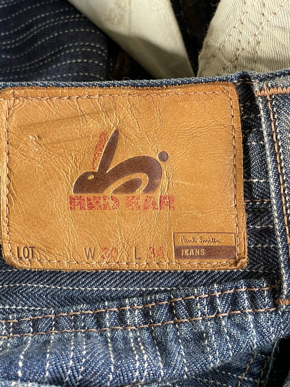 Paul Smith × Paul Smith Red Ear × Vintage Red Ear Pin Stripes Jeans Size US 29 - 18 Thumbnail