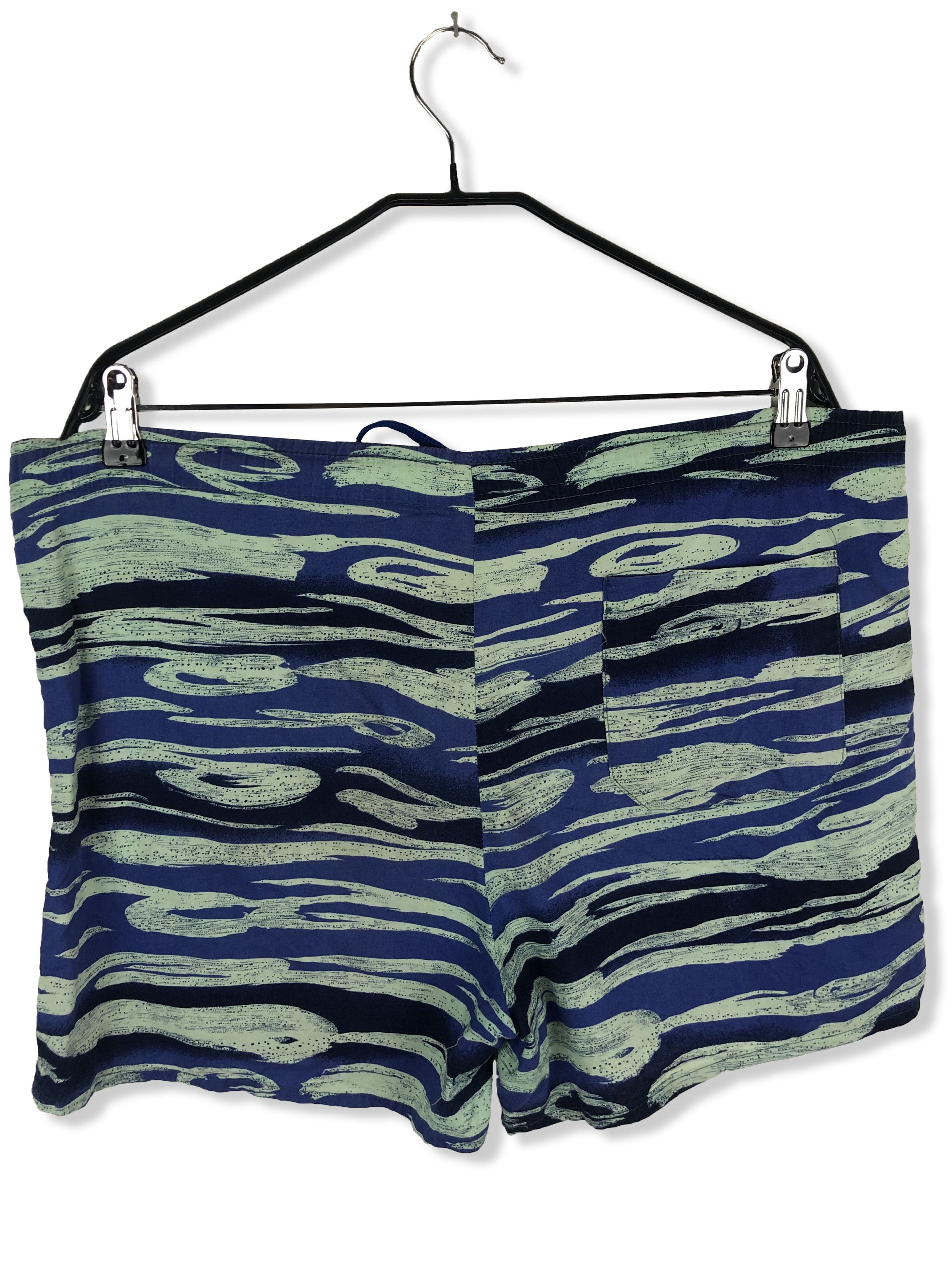 Other Vintage CRAZY PATTERN Swim Shorts M253 Size US 38 / EU 54 - 7 Thumbnail