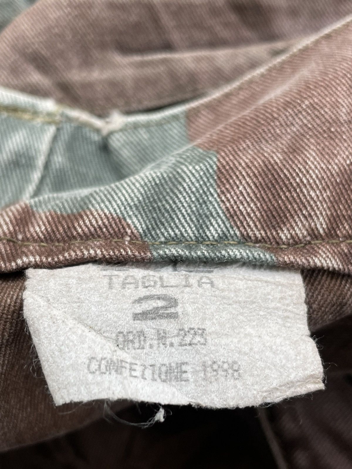 If Six Was Nine × Vintage Vintage Army Camouflage Faded Distressed Monkey Pants Size US 33 - 17 Thumbnail