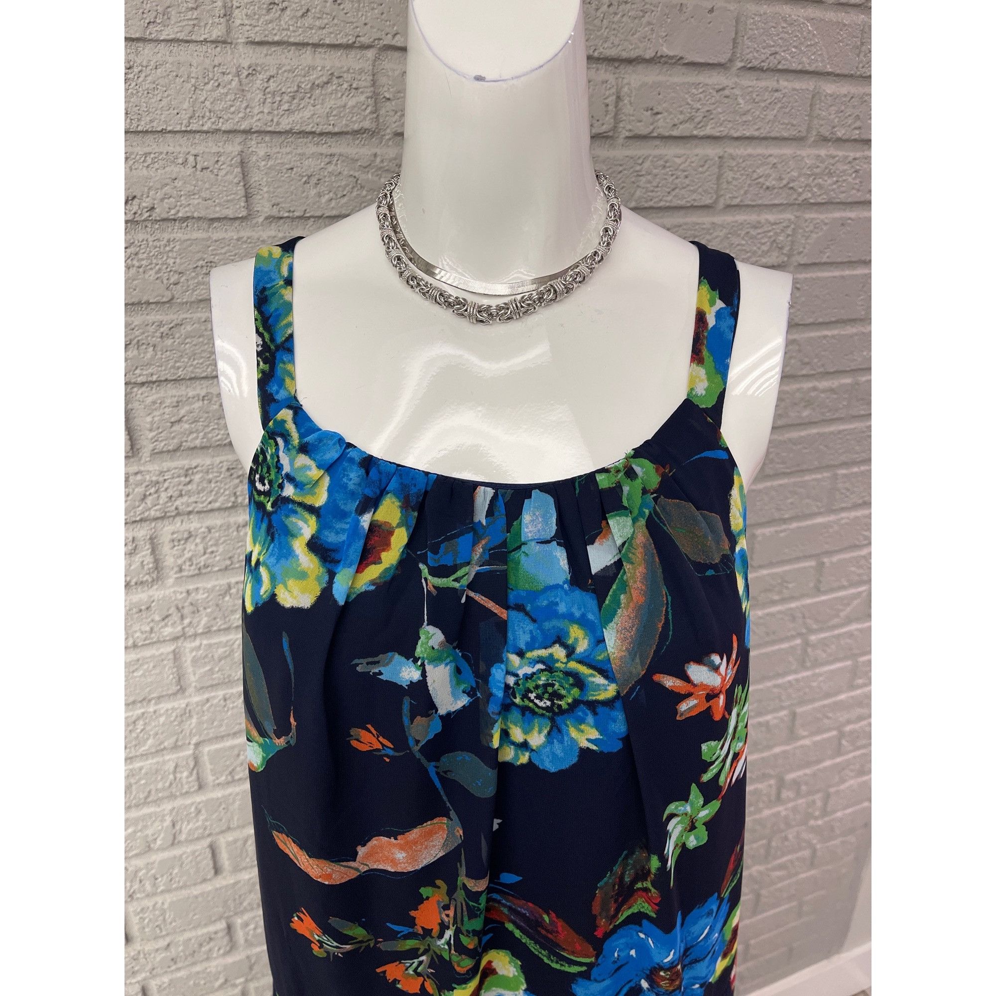 Other R & K Navy Blue Floral Print Maxi Dress Size 18 Size XXL / US 16-18 / IT 52-54 - 2 Preview