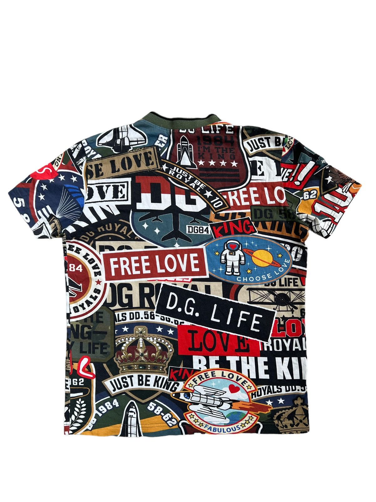 Dolce & Gabbana 🔥400$ Dolce & Gabbana Army Printed T-shirt/D&G Print T-shirt Size US M / EU 48-50 / 2 - 13 Thumbnail
