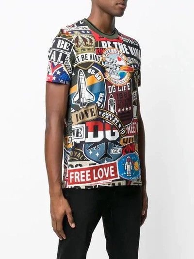 Dolce & Gabbana 🔥400$ Dolce & Gabbana Army Printed T-shirt/D&G Print T-shirt Size US M / EU 48-50 / 2 - 20 Thumbnail