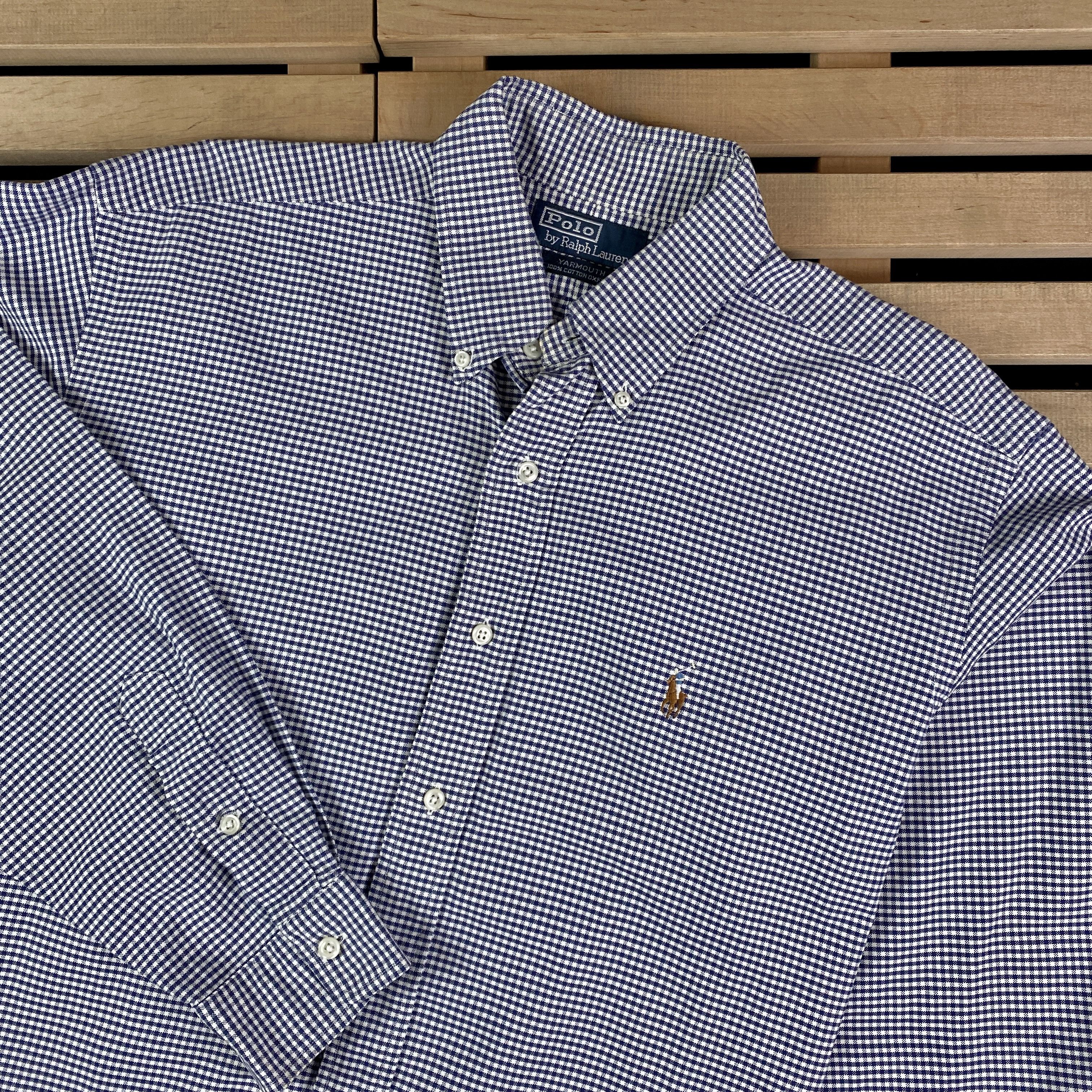 Polo Ralph Lauren × Ralph Lauren × Vintage Mens Shirt Long Sleeve Polo Ralph Lauren Vintage Size 16 Size US L / EU 52-54 / 3 - 2 Thumbnail