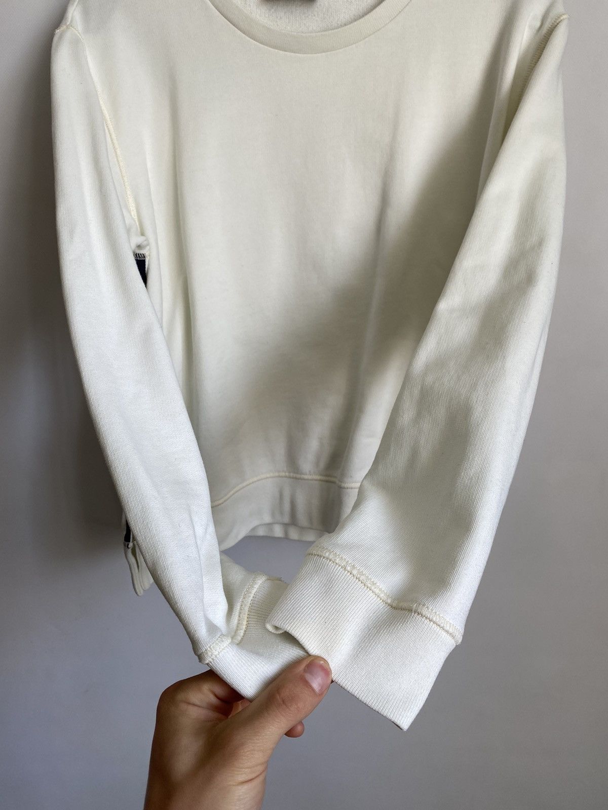Acne Studios Acne Studios White Sweatshirt Crew Neck Size US L / EU 52-54 / 3 - 7 Thumbnail