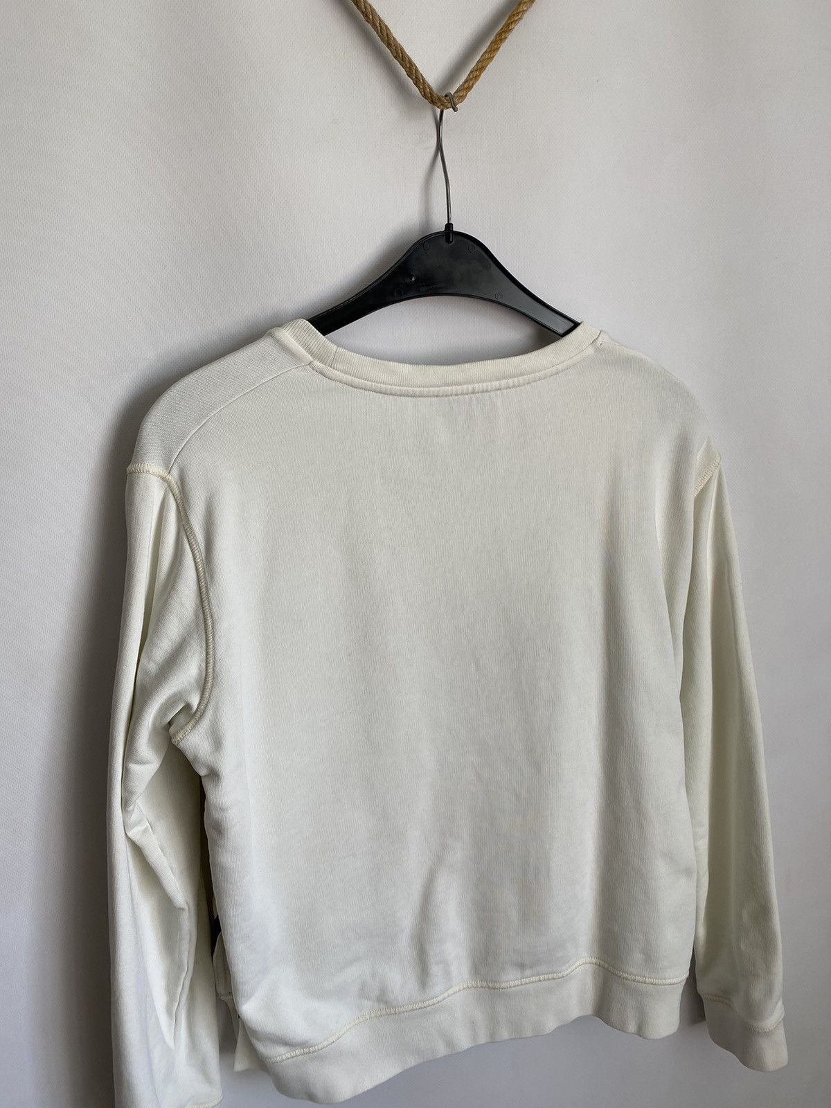 Acne Studios Acne Studios White Sweatshirt Crew Neck Size US L / EU 52-54 / 3 - 10 Thumbnail