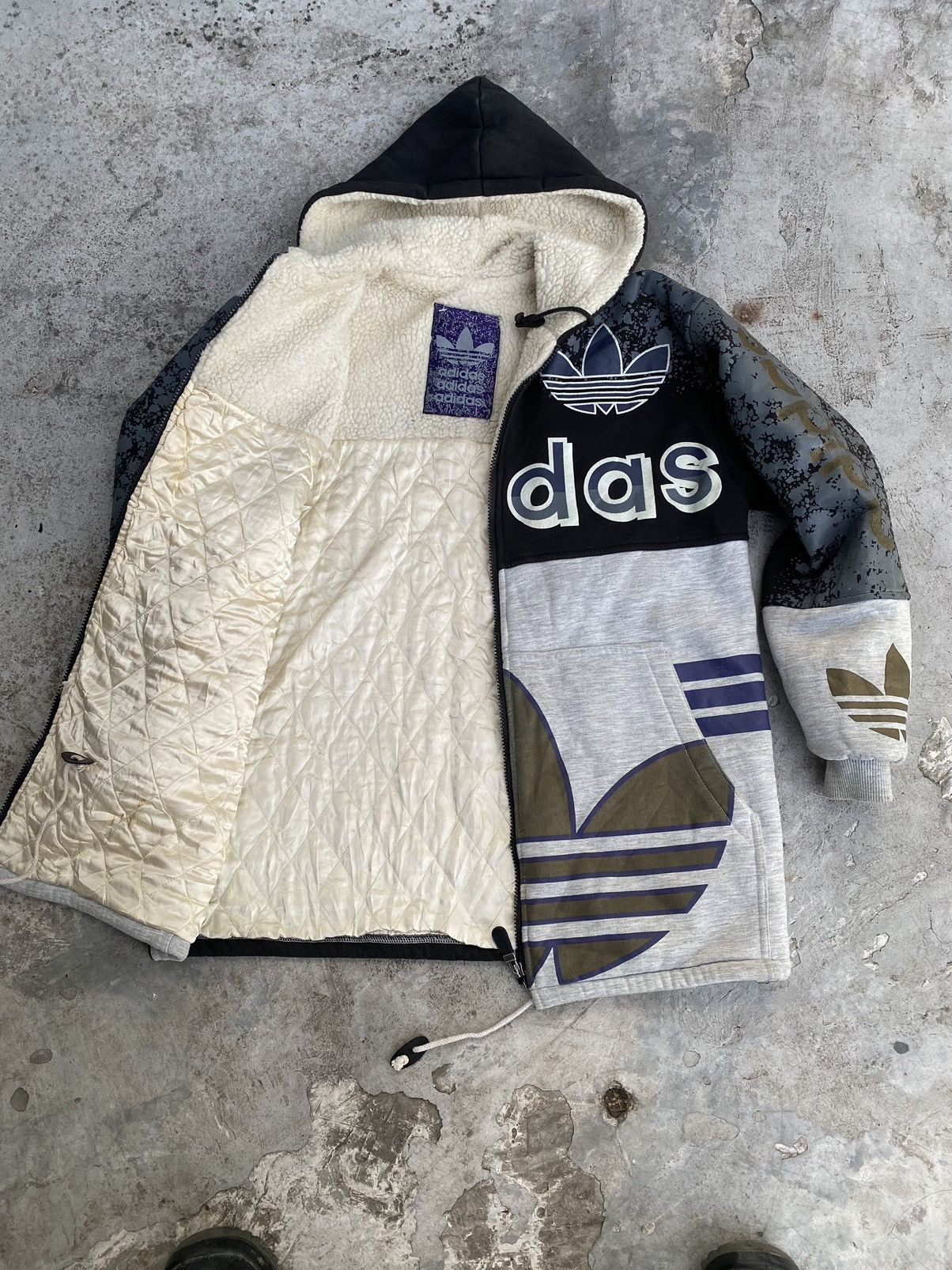 Adidas Adidas Big Logo Three Stripes Hoodie Size US L / EU 52-54 / 3 - 8 Thumbnail