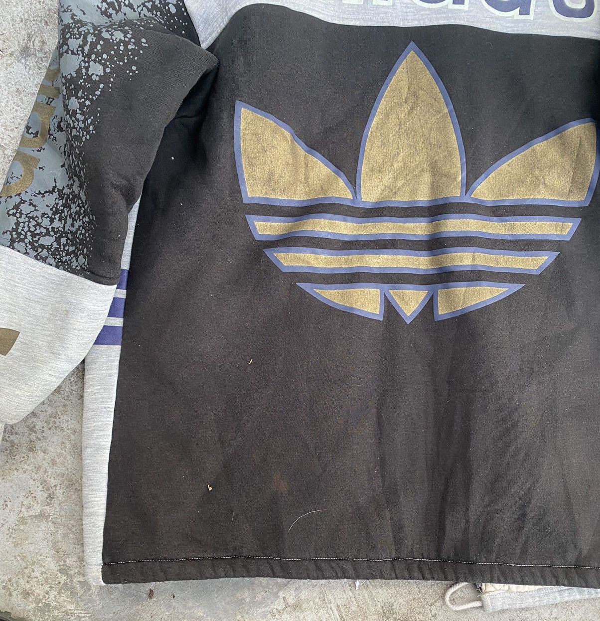 Adidas Adidas Big Logo Three Stripes Hoodie Size US L / EU 52-54 / 3 - 12 Thumbnail