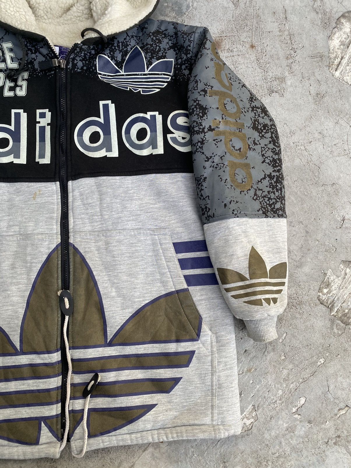 Adidas Adidas Big Logo Three Stripes Hoodie Size US L / EU 52-54 / 3 - 2 Thumbnail