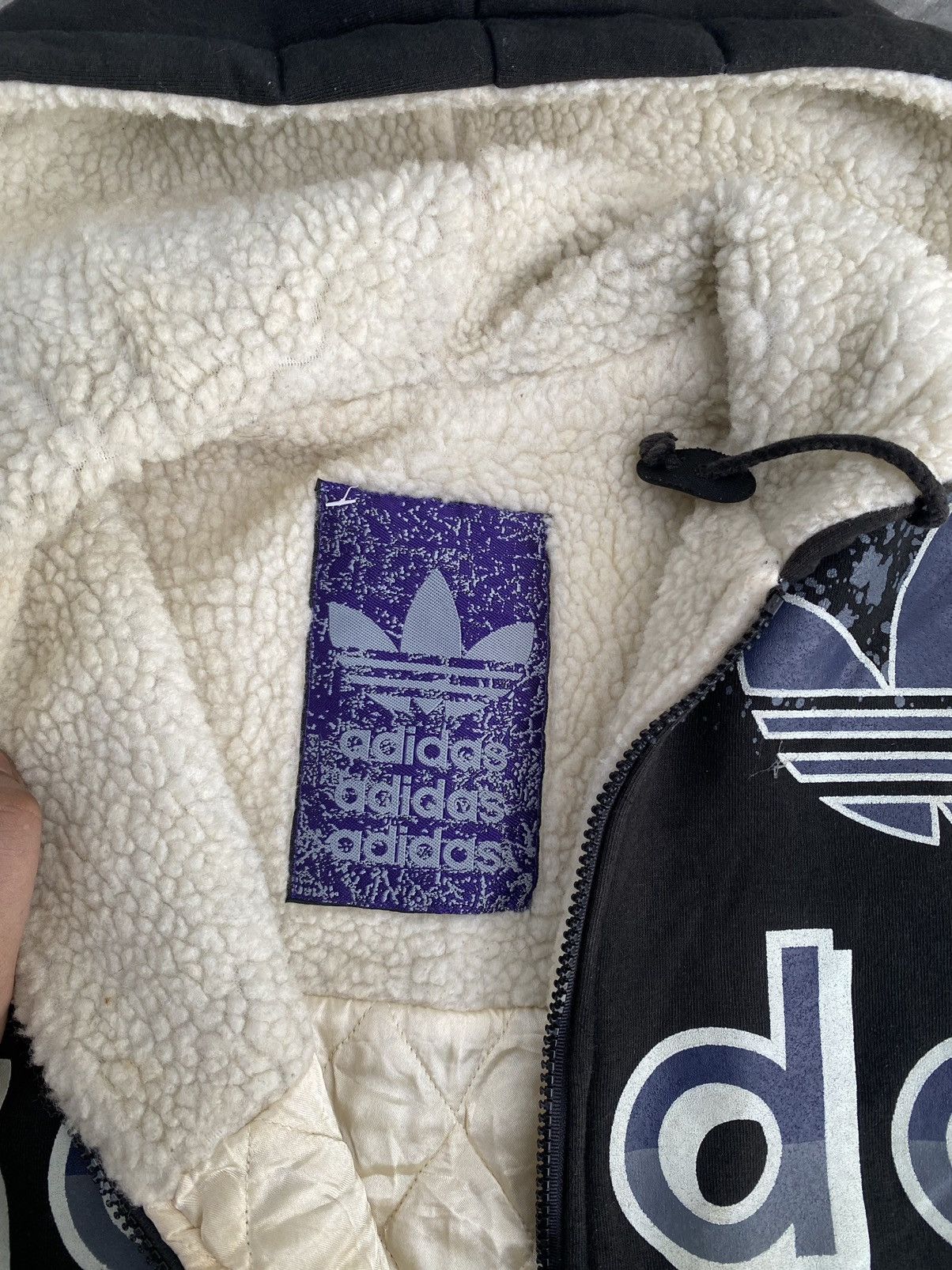 Adidas Adidas Big Logo Three Stripes Hoodie Size US L / EU 52-54 / 3 - 7 Thumbnail