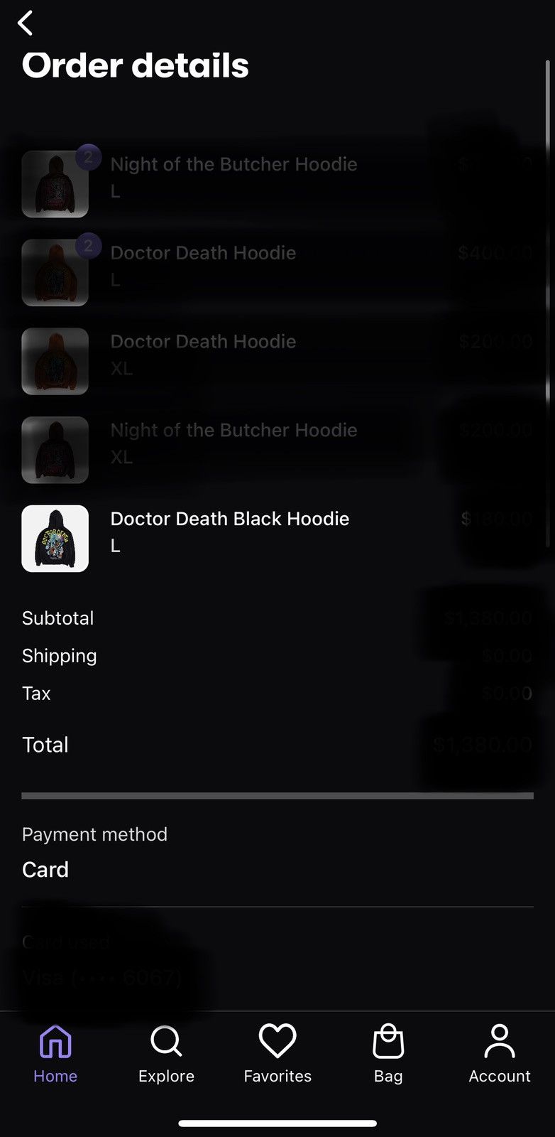 Warren Lotas Doctor Death Black Hoodie Size US L / EU 52-54 / 3 - 5 Thumbnail
