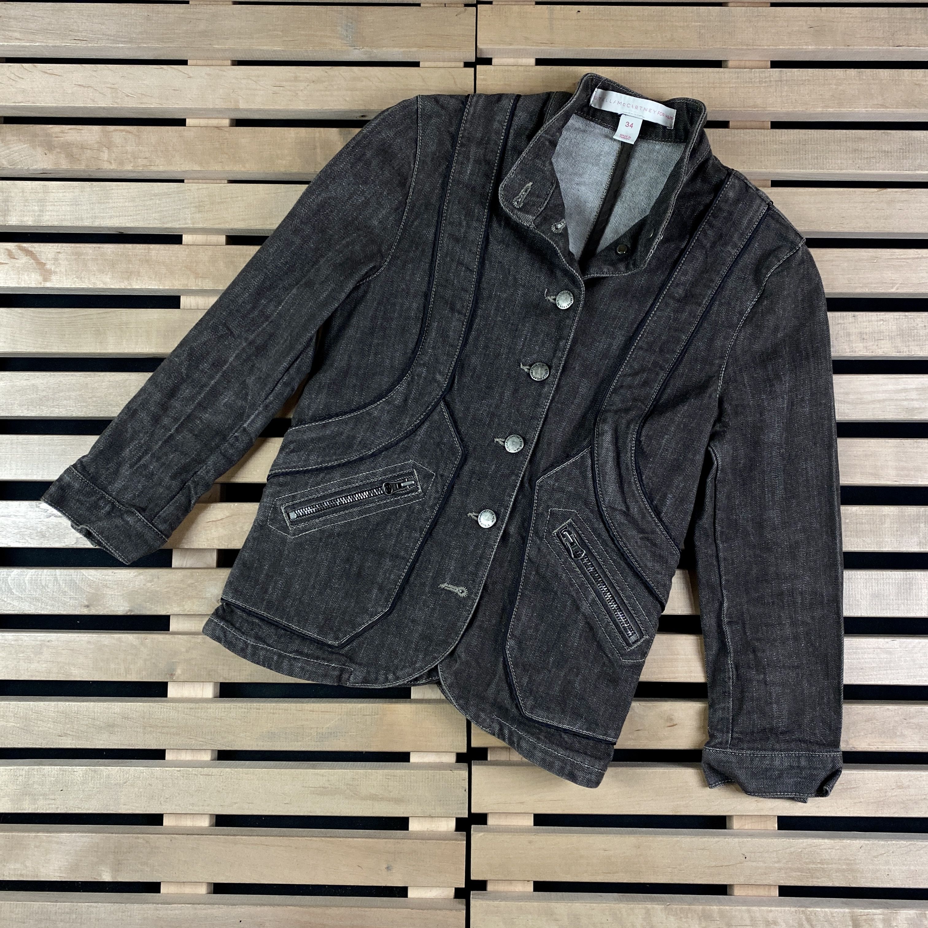 H&M × Stella McCartney Womens Basic Jacket Stella McCartney for H&M Size 34 Size XXS / US 00 / IT 34 - 1 Thumbnail