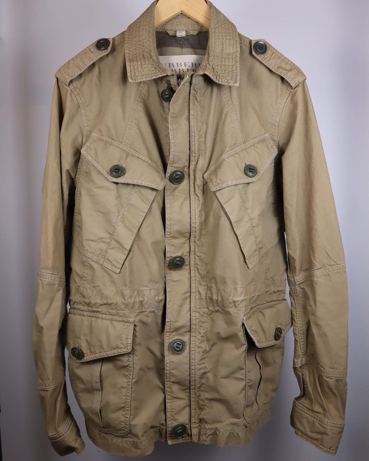 Burberry Burberry Brit Field Jacket Military Khaki Green