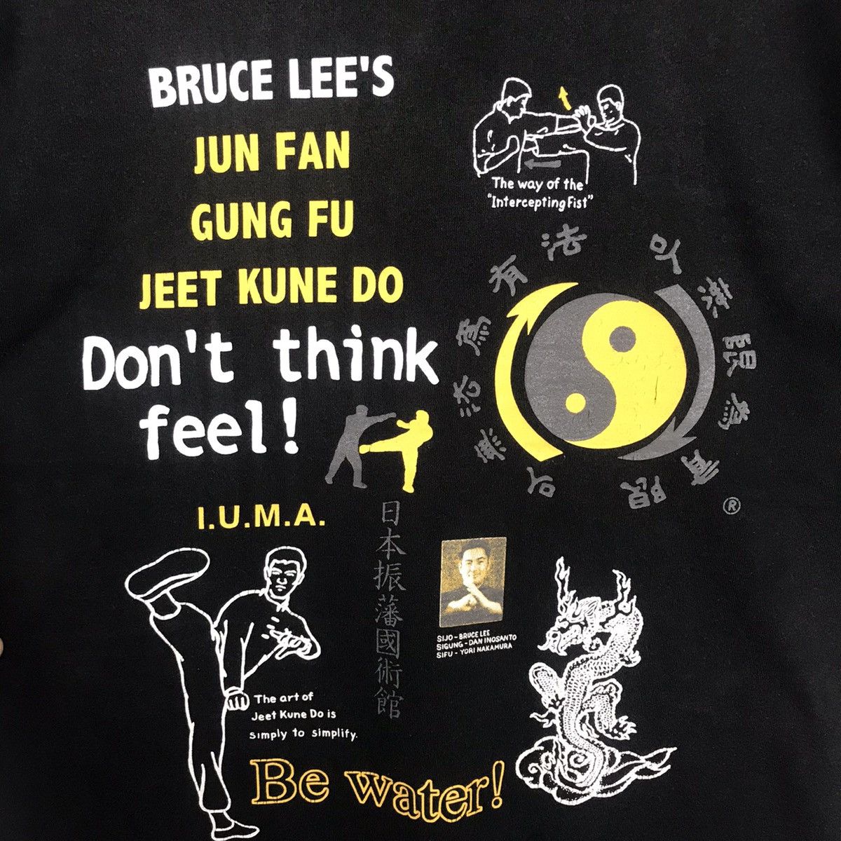 Vintage Vintage 90s Bruce Lee Kung Fu Movie Jeet Kune Do Size US M / EU 48-50 / 2 - 4 Thumbnail