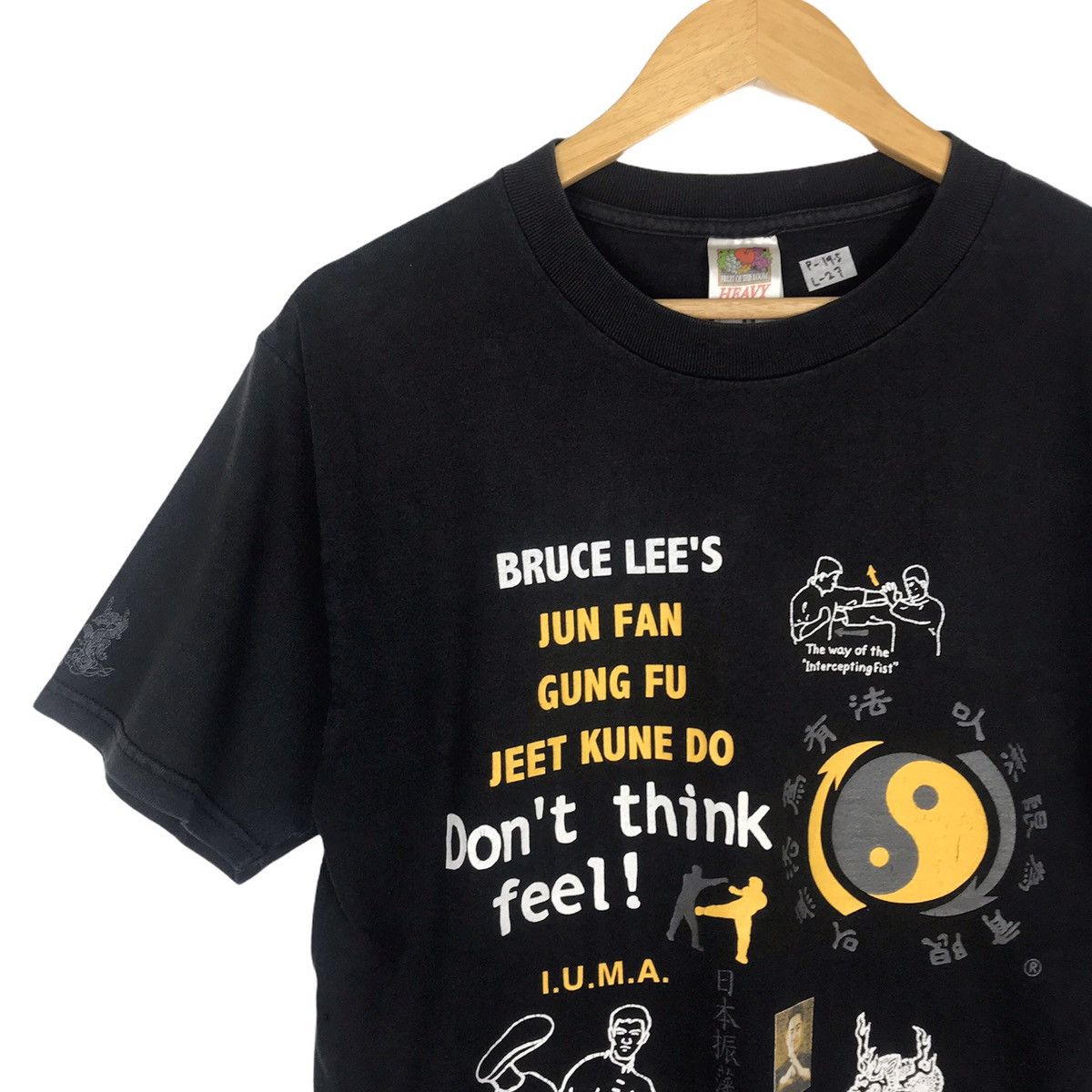 Vintage Vintage 90s Bruce Lee Kung Fu Movie Jeet Kune Do Size US M / EU 48-50 / 2 - 3 Thumbnail