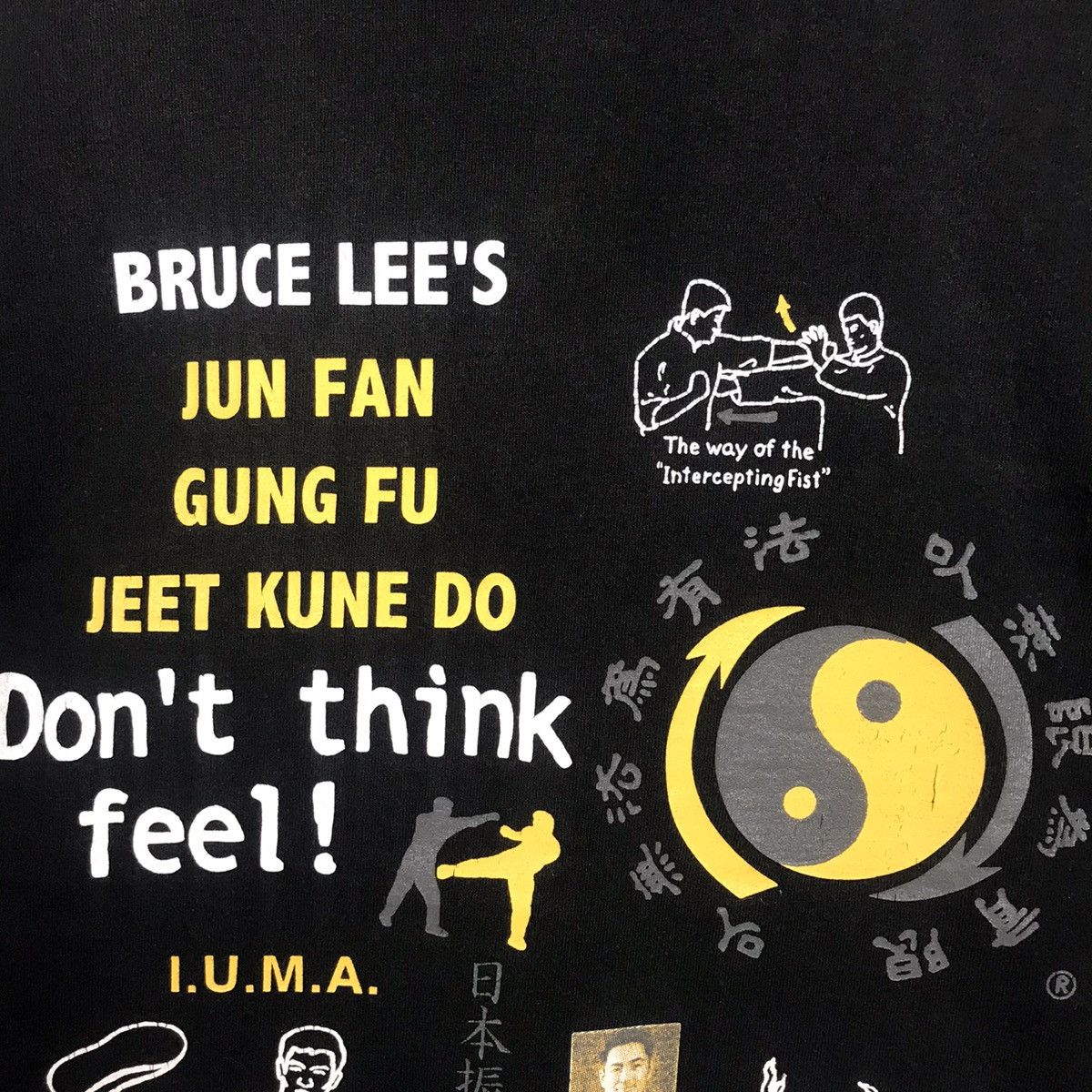 Vintage Vintage 90s Bruce Lee Kung Fu Movie Jeet Kune Do Size US M / EU 48-50 / 2 - 6 Thumbnail