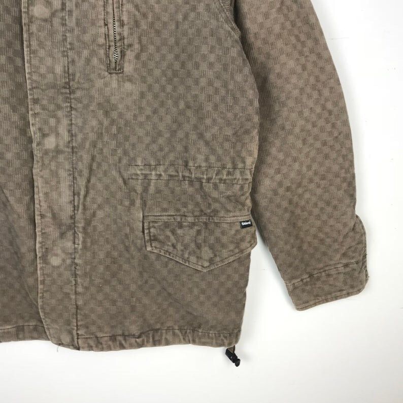 Stussy × Vintage Vintage 90s Stussy Plaid Skateboarding Corduroy Jacket Size US M / EU 48-50 / 2 - 5 Thumbnail