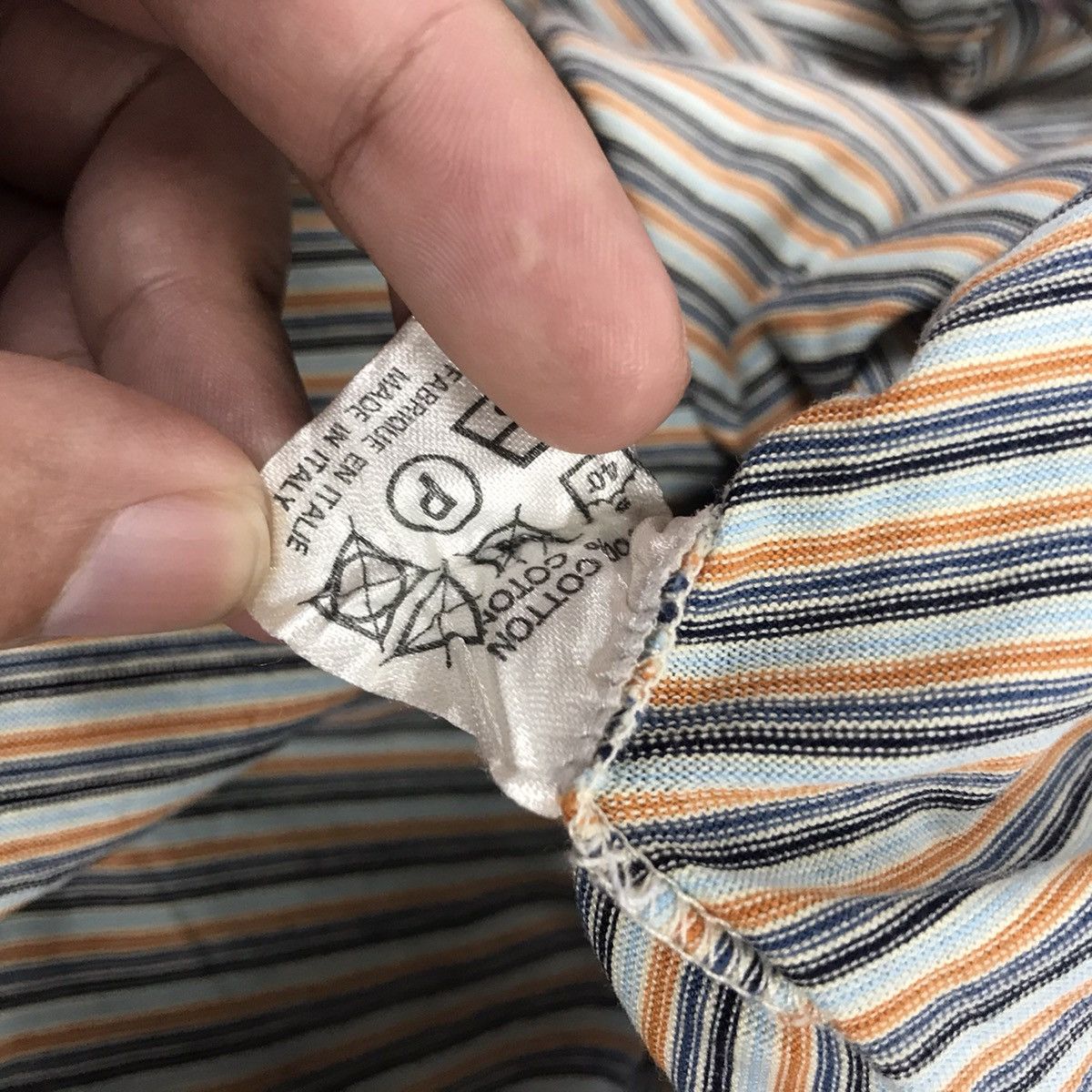 Alfred Dunhill × Vintage DUNHILL Vintage 90s Alfred Dunhill Stripe Multicolour Size US L / EU 52-54 / 3 - 6 Thumbnail