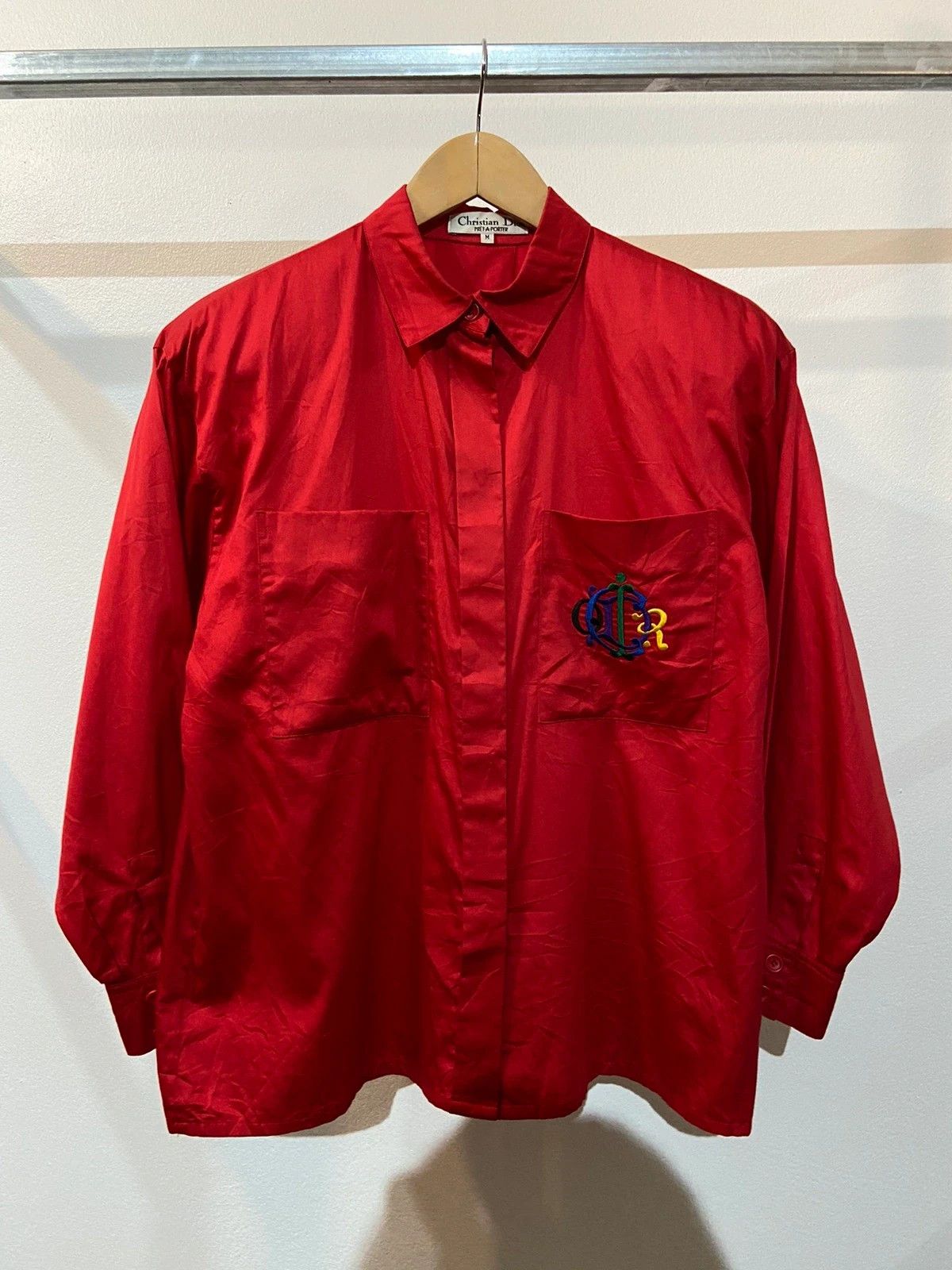 Christian Dior Embroidered Logo shirt