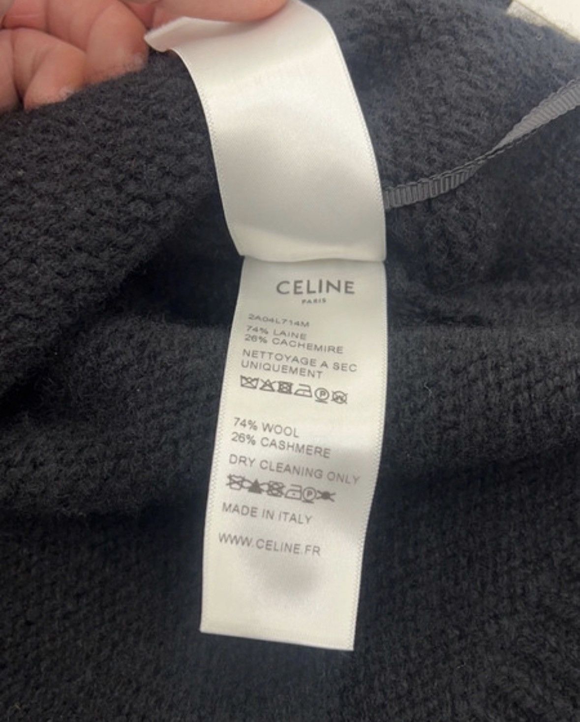 Celine Celine jacquard mouth sweater oversized Size US S / EU 44-46 / 1 - 8 Thumbnail