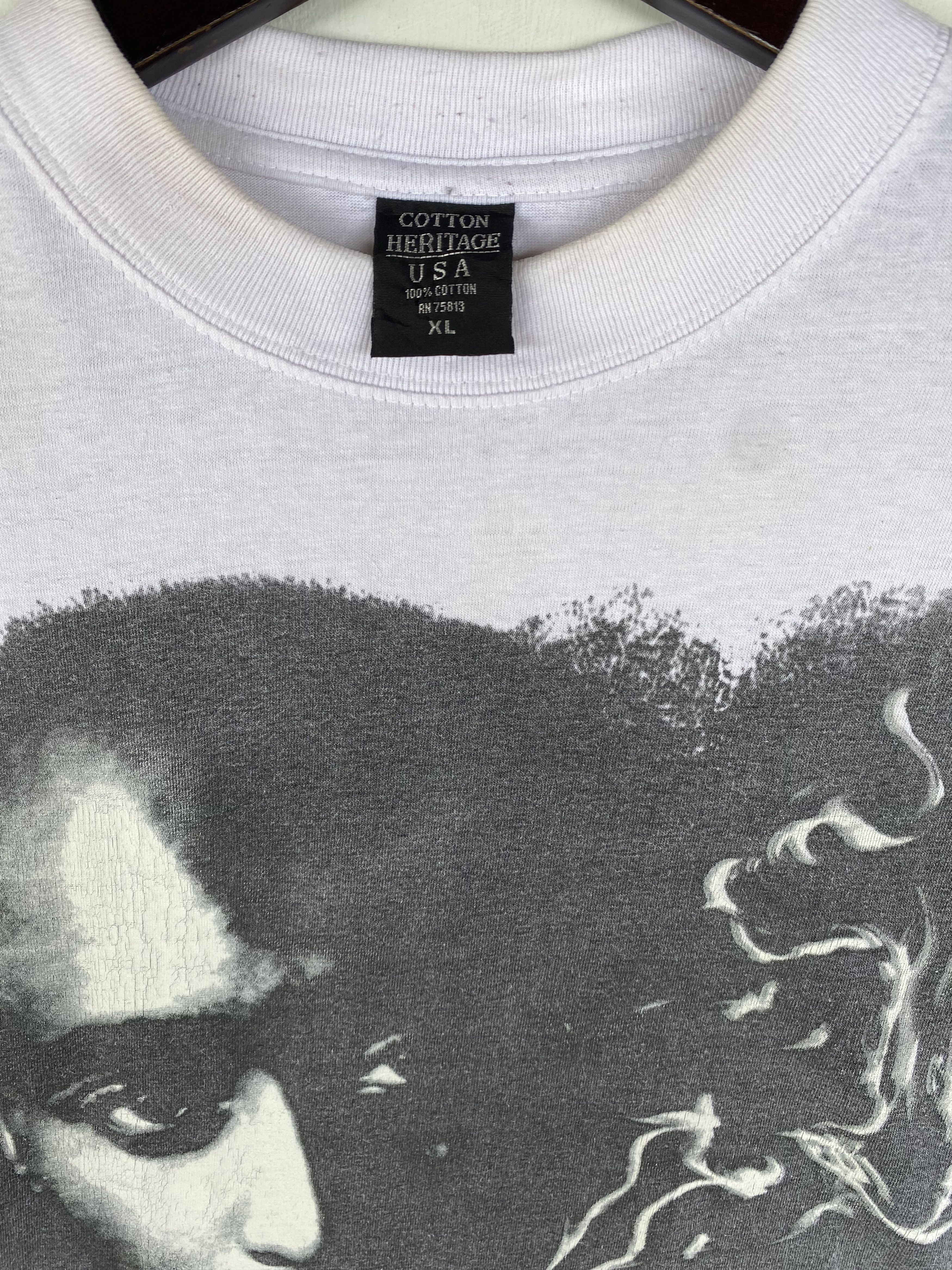 Band Tees 💥VINTAGE TUPAC SHAKUR 2pac Longsleeve raptees shirt Size US XL / EU 56 / 4 - 3 Thumbnail