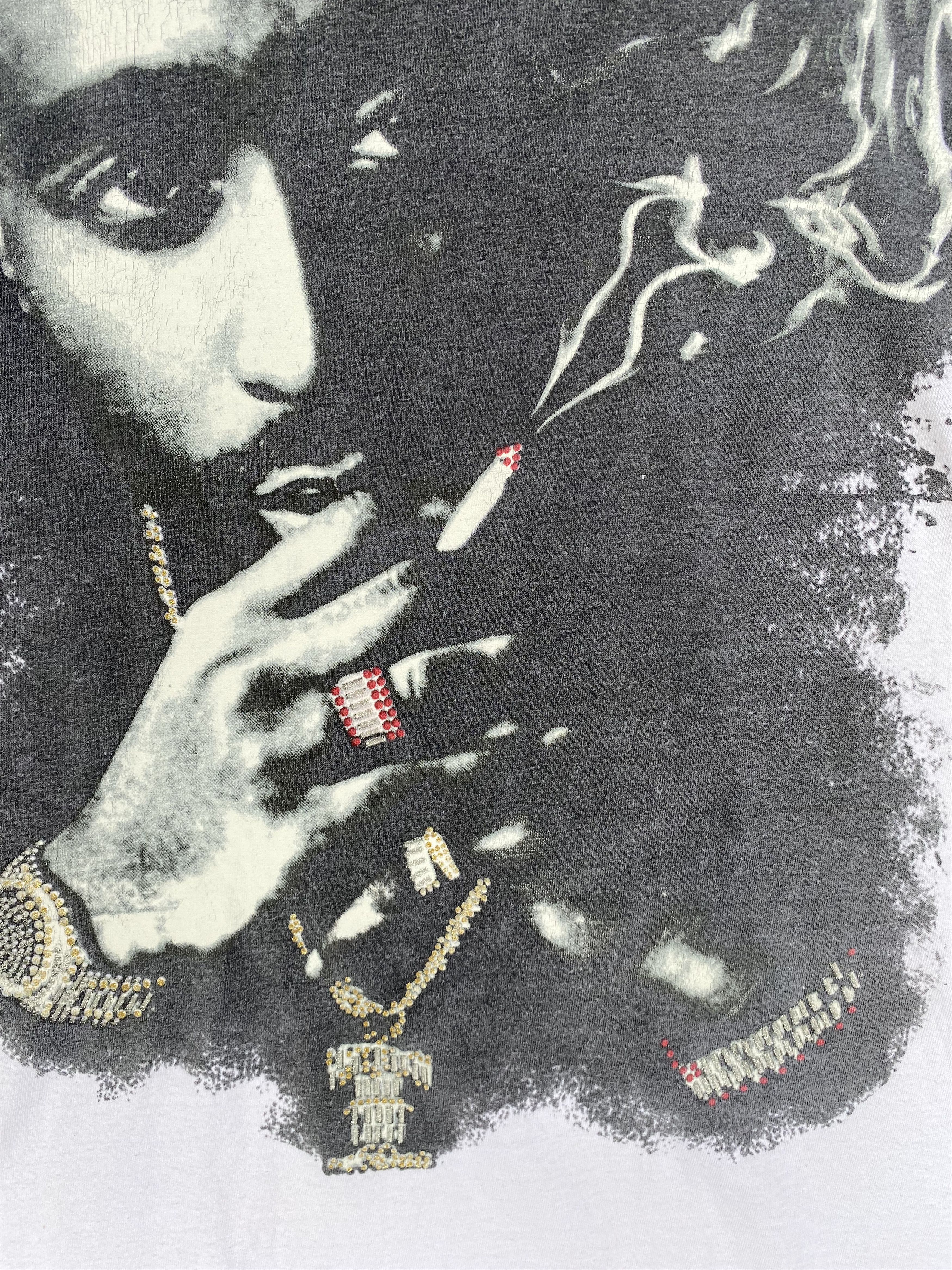 Band Tees 💥VINTAGE TUPAC SHAKUR 2pac Longsleeve raptees shirt Size US XL / EU 56 / 4 - 5 Thumbnail