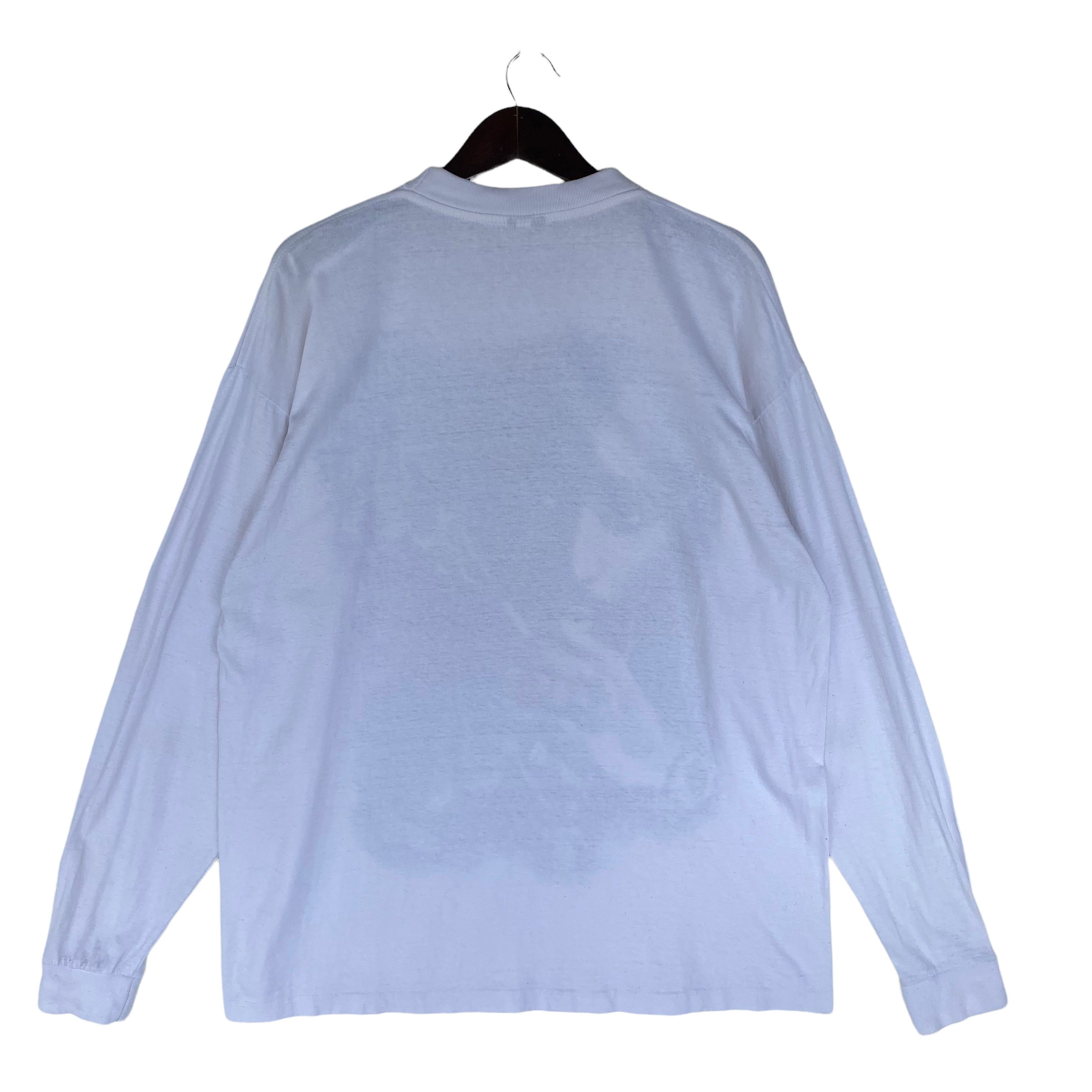 Band Tees 💥VINTAGE TUPAC SHAKUR 2pac Longsleeve raptees shirt Size US XL / EU 56 / 4 - 2 Thumbnail