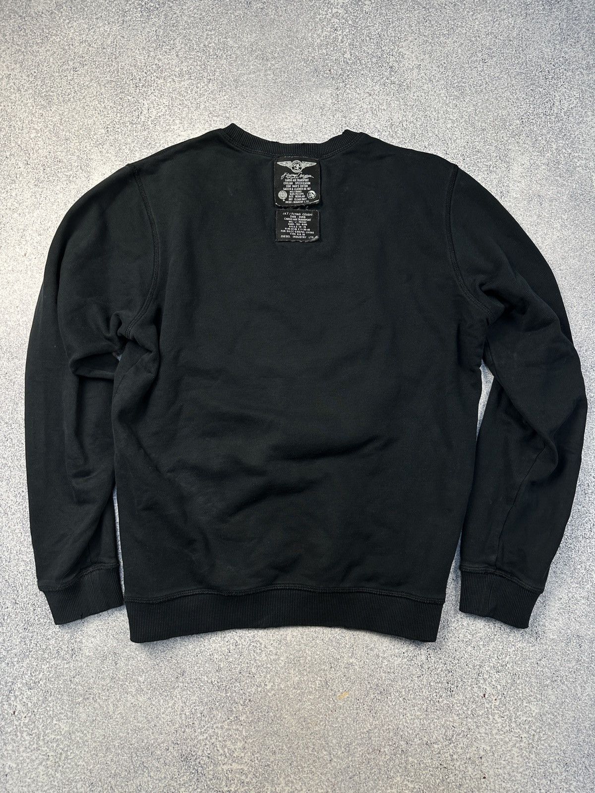 Diesel Diesel Vintage Patch Sweater Black Large Size US L / EU 52-54 / 3 - 8 Thumbnail