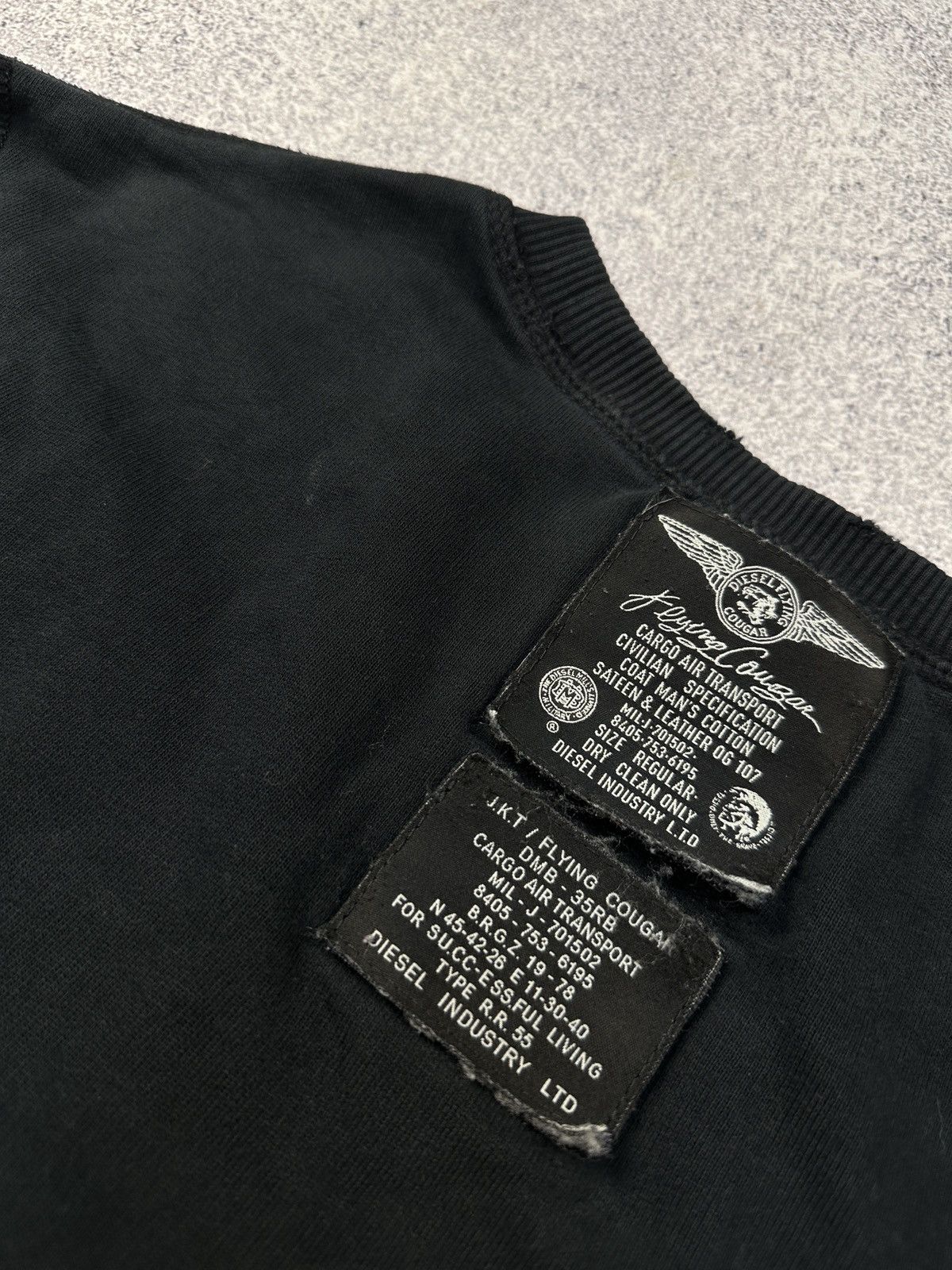 Diesel Diesel Vintage Patch Sweater Black Large Size US L / EU 52-54 / 3 - 9 Thumbnail