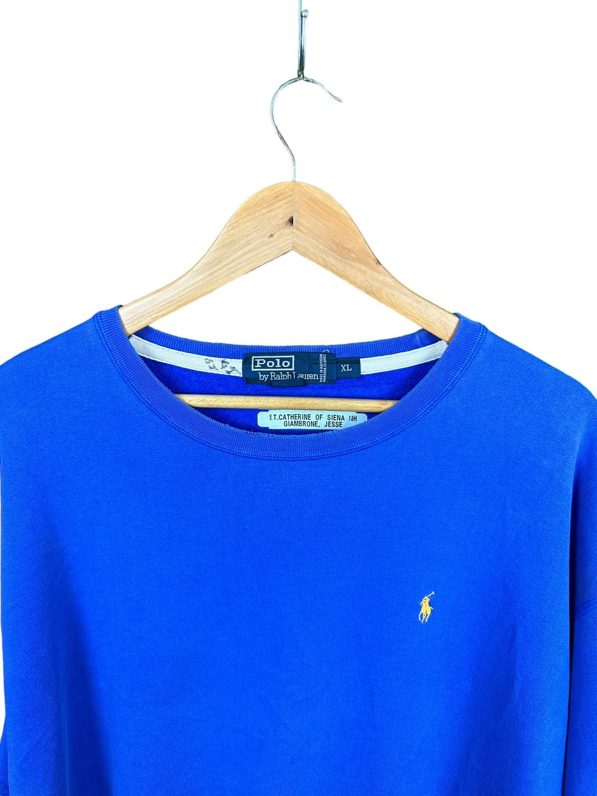 Polo Ralph Lauren Vintage 90s Polo Ralph Lauren Small Ponny Sweatshirt Size US XL / EU 56 / 4 - 2 Thumbnail