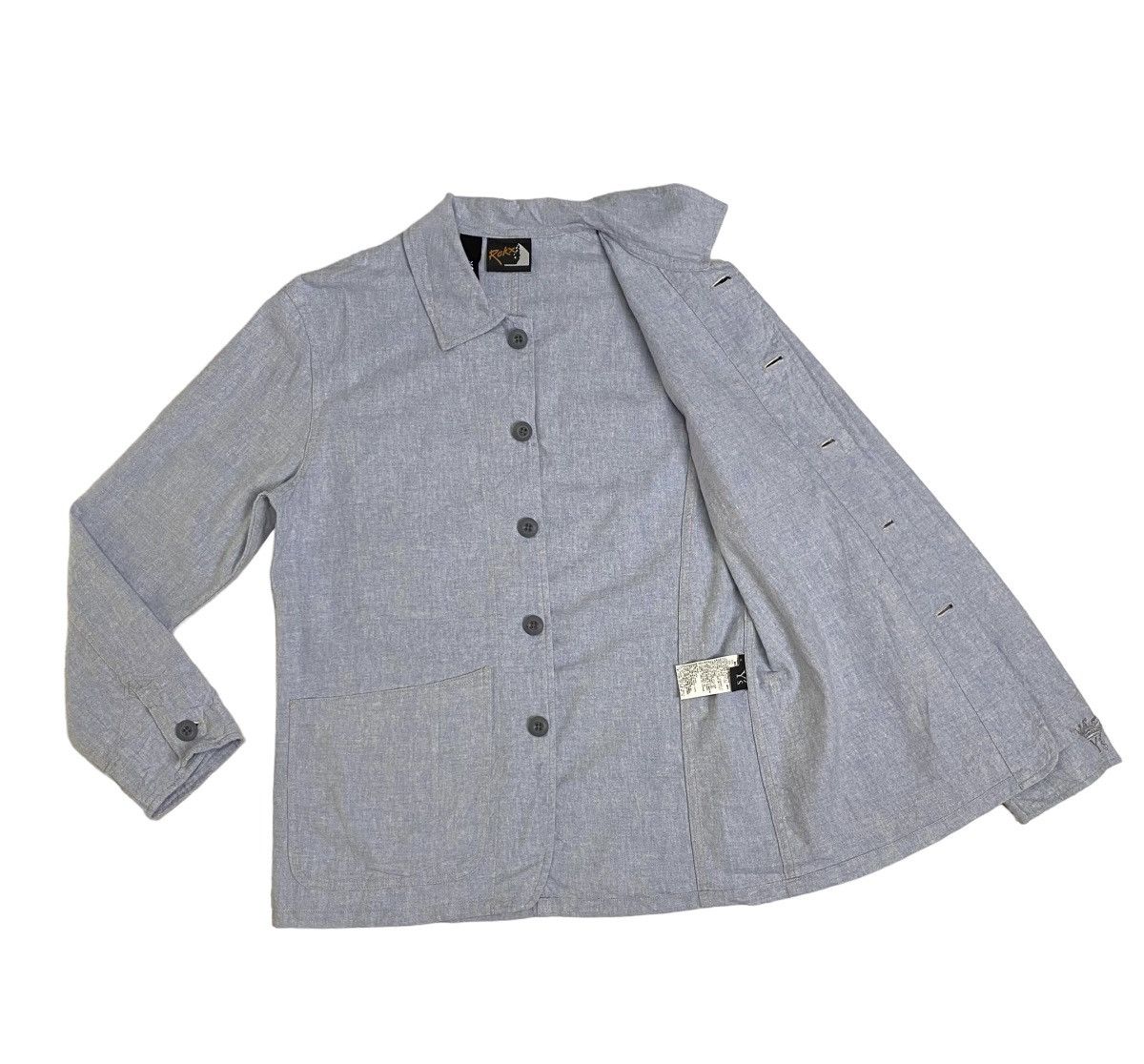 Yohji Yamamoto Y's X Rokx Yohji yamamoto cotton linen chore jacket Size US S / EU 44-46 / 1 - 6 Thumbnail