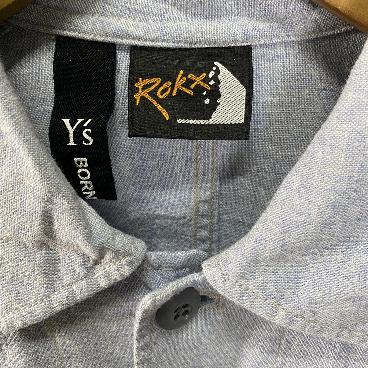 Yohji Yamamoto Y's X Rokx Yohji yamamoto cotton linen chore jacket Size US S / EU 44-46 / 1 - 16 Thumbnail