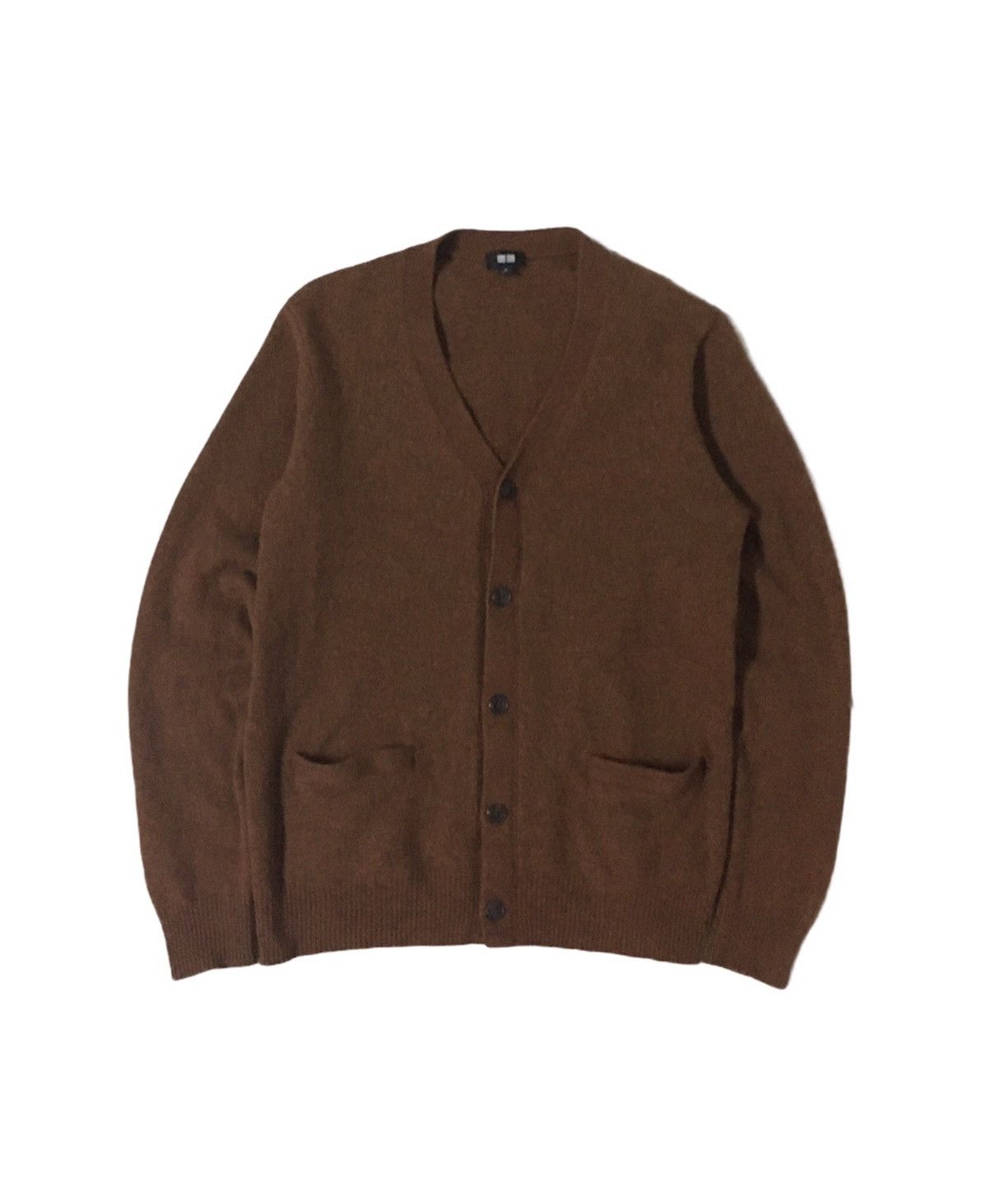 image of Uniqlo Cardigan Knitwear in Brown, Men's (Size Small)
