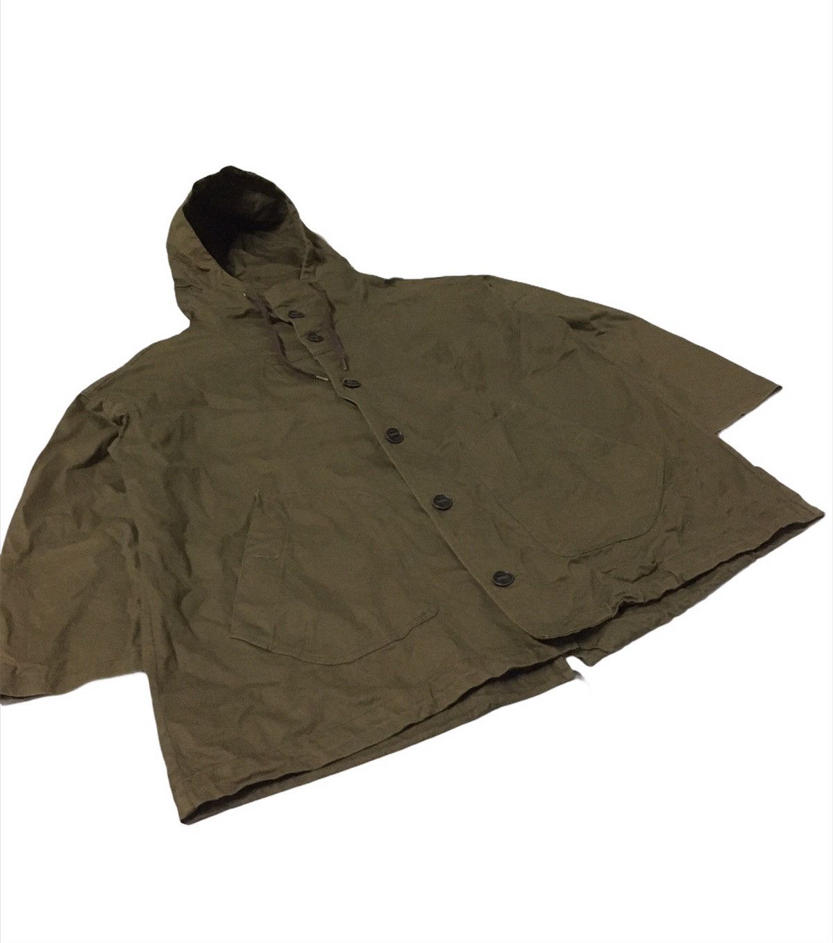 Vintage 🔥Vintage Nombre Impair Military Button Jacket With Hoodies Size US L / EU 52-54 / 3 - 3 Thumbnail