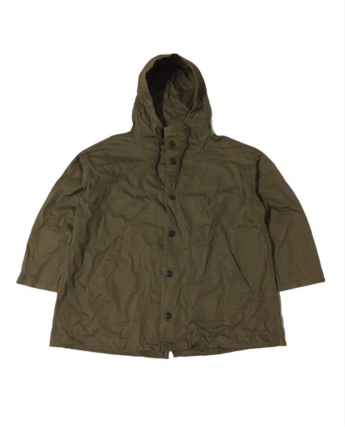 Vintage 🔥Vintage Nombre Impair Military Button Jacket With Hoodies Size US L / EU 52-54 / 3 - 1 Thumbnail