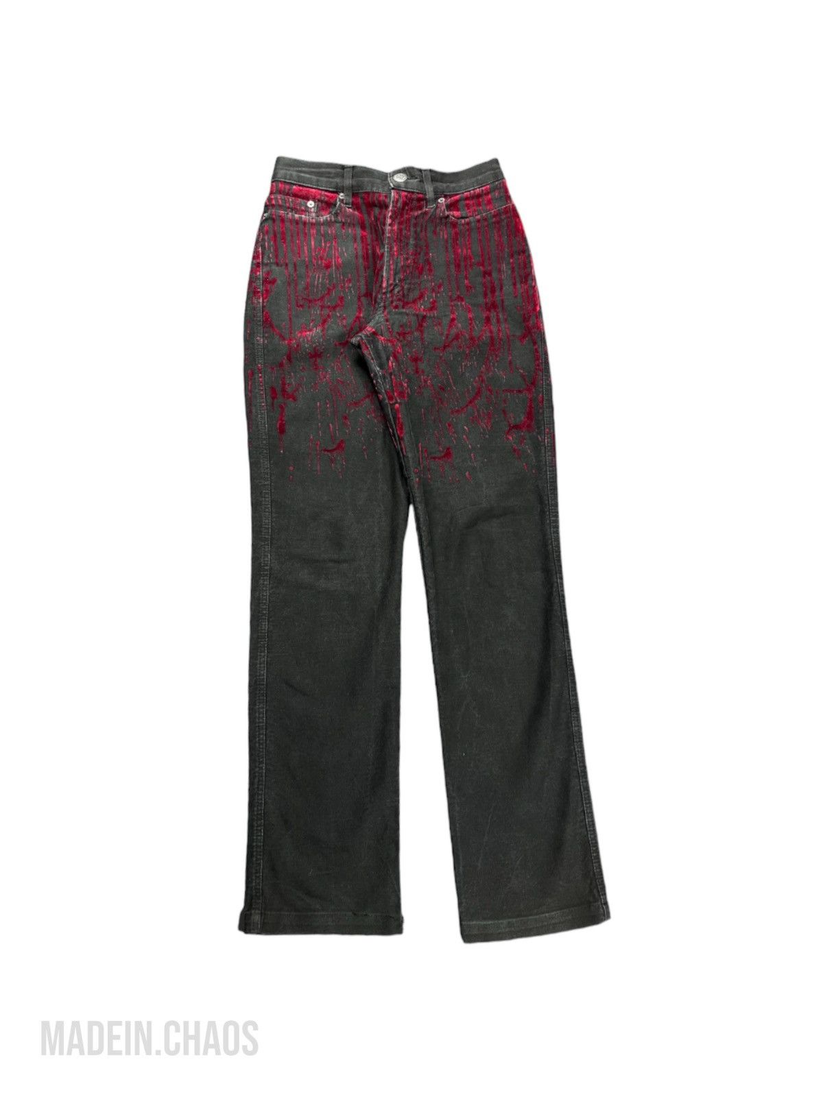 1998AW jean paul gaultier blood pants-