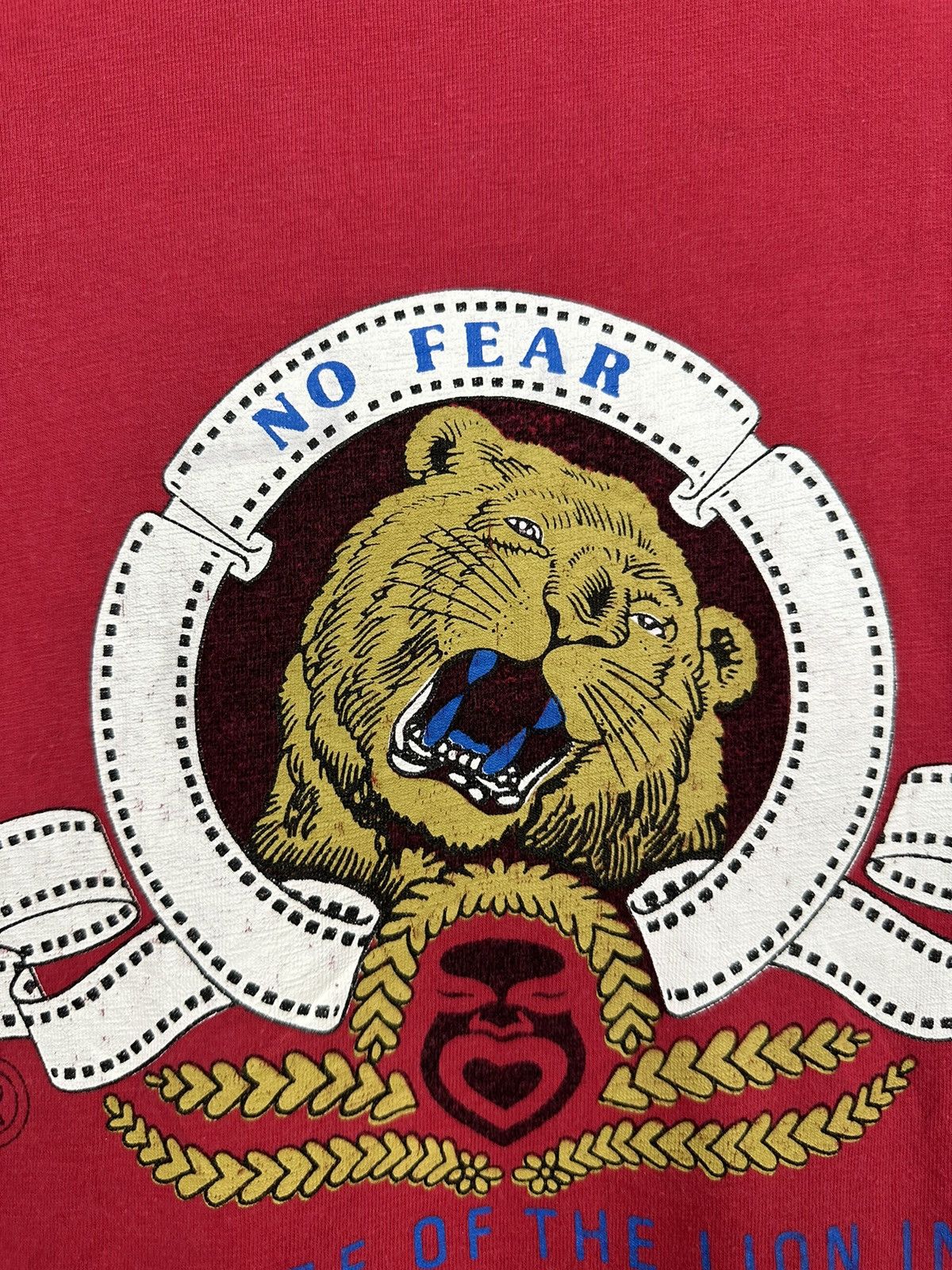 No Fear Vintage 90s No Fear “Leo The Lion MGM” Oversize T-Shirt Size US L / EU 52-54 / 3 - 6 Thumbnail