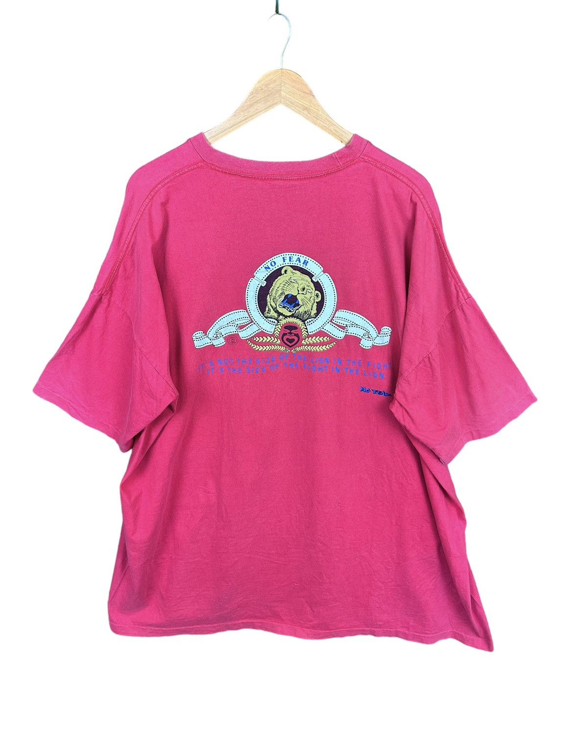 No Fear Vintage 90s No Fear “Leo The Lion MGM” Oversize T-Shirt Size US L / EU 52-54 / 3 - 1 Thumbnail