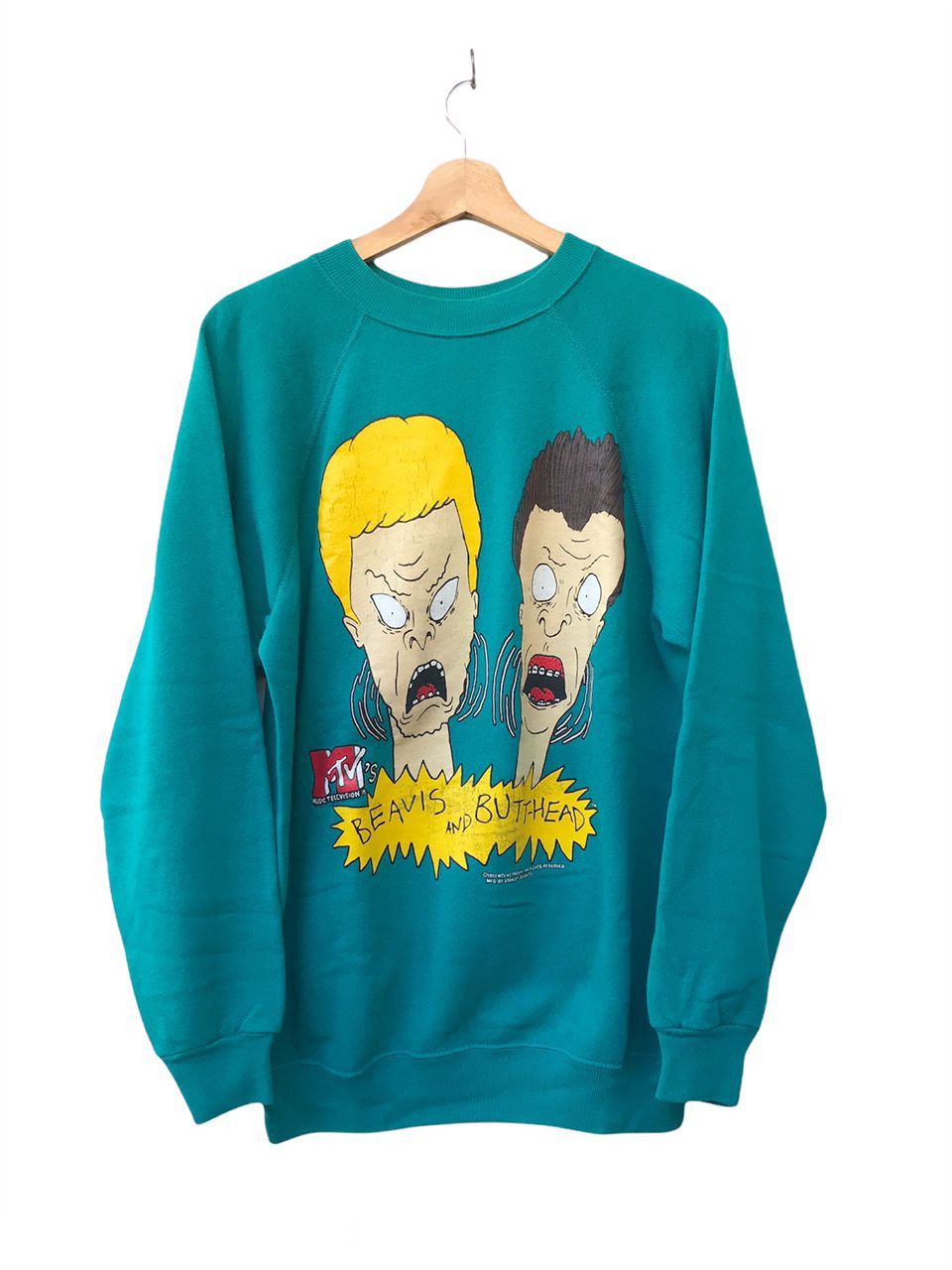 Cartoon Network × Vintage Vintage 90s Beavis & Butthead Stanley Desantis Sweatshirt Size US XL / EU 56 / 4 - 1 Thumbnail